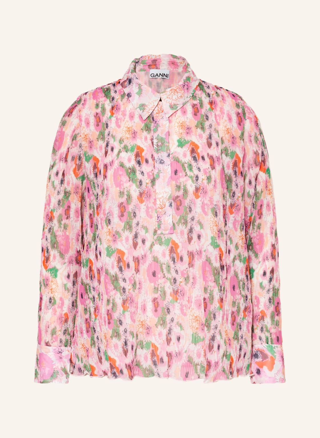 Image of Ganni Blusenshirt pink