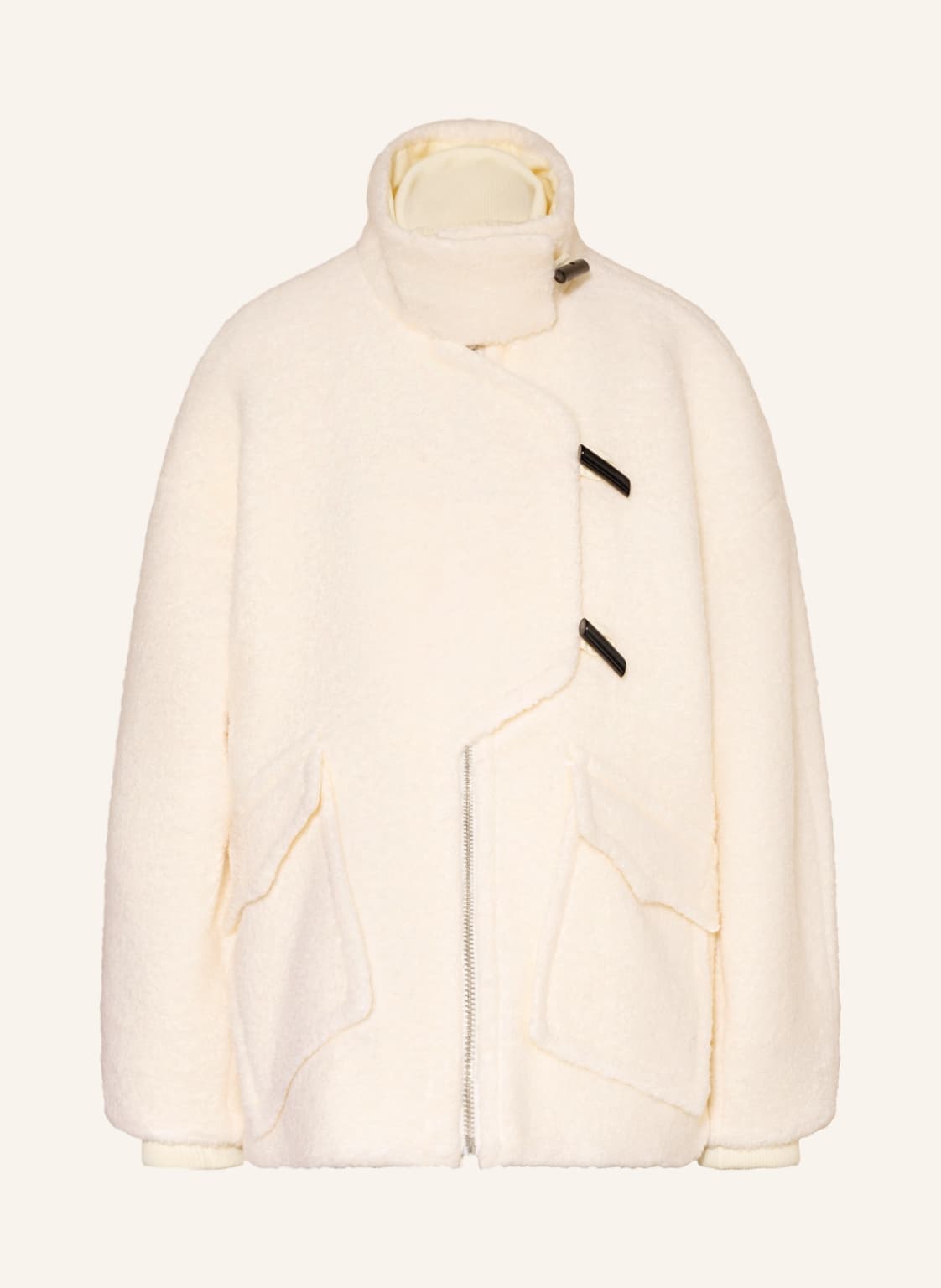 Image of Ganni Dufflecoat weiss