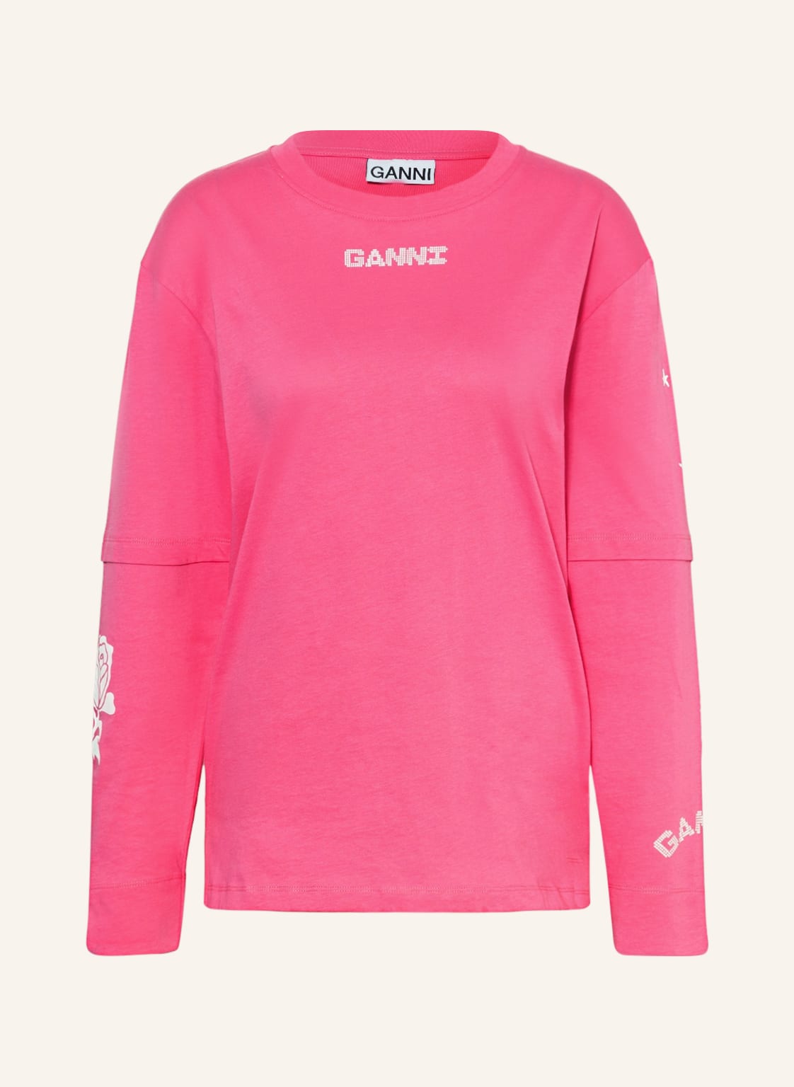 Image of Ganni Longsleeve pink