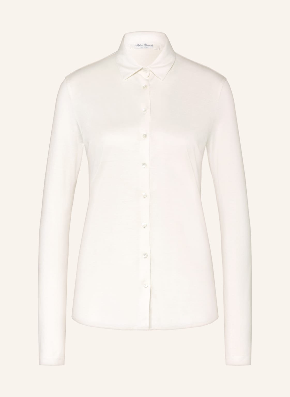 Image of Stefan Brandt Hemdbluse Aus Seide weiss