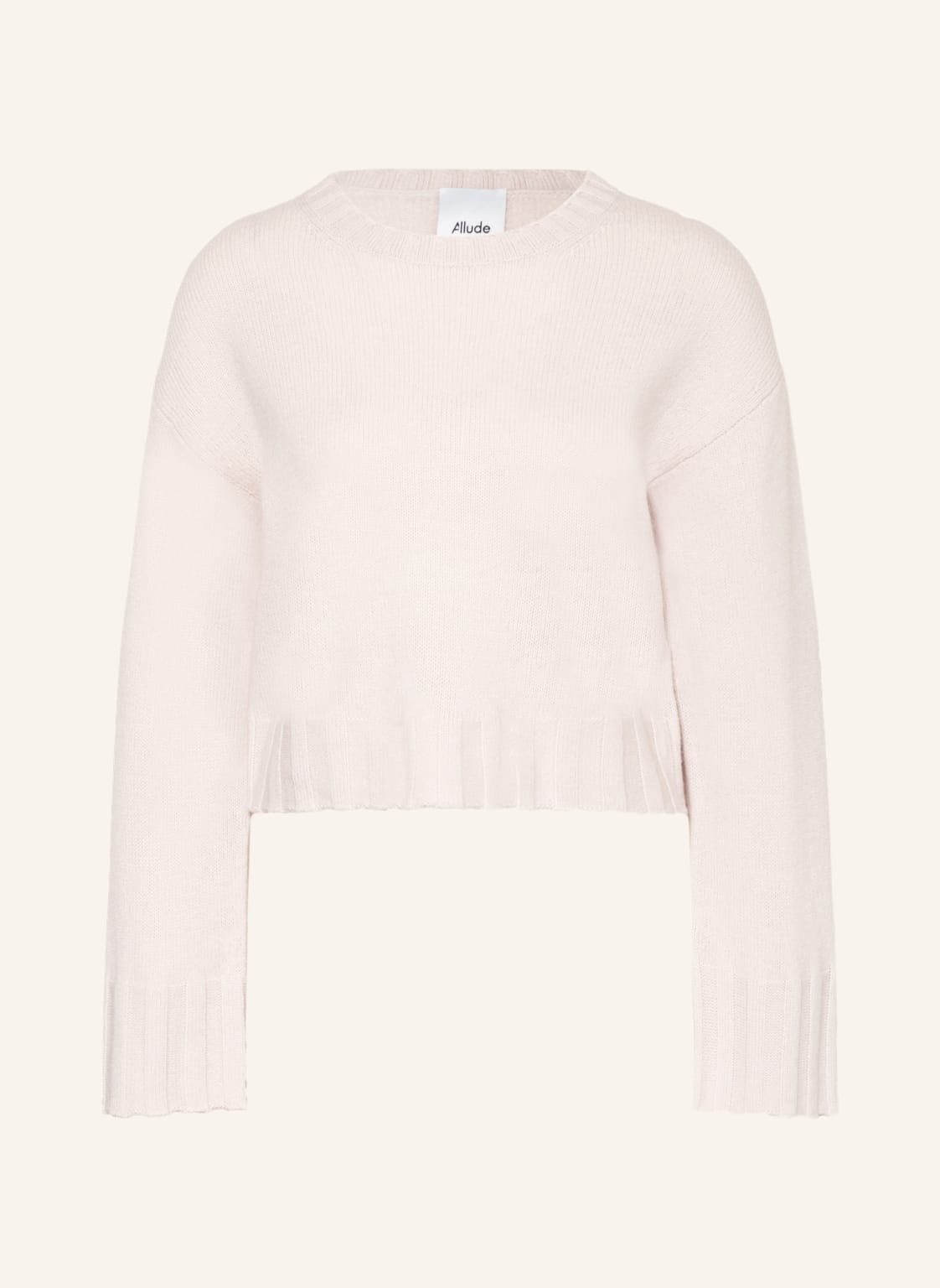 Image of Allude Pullover Mit Cashmere beige