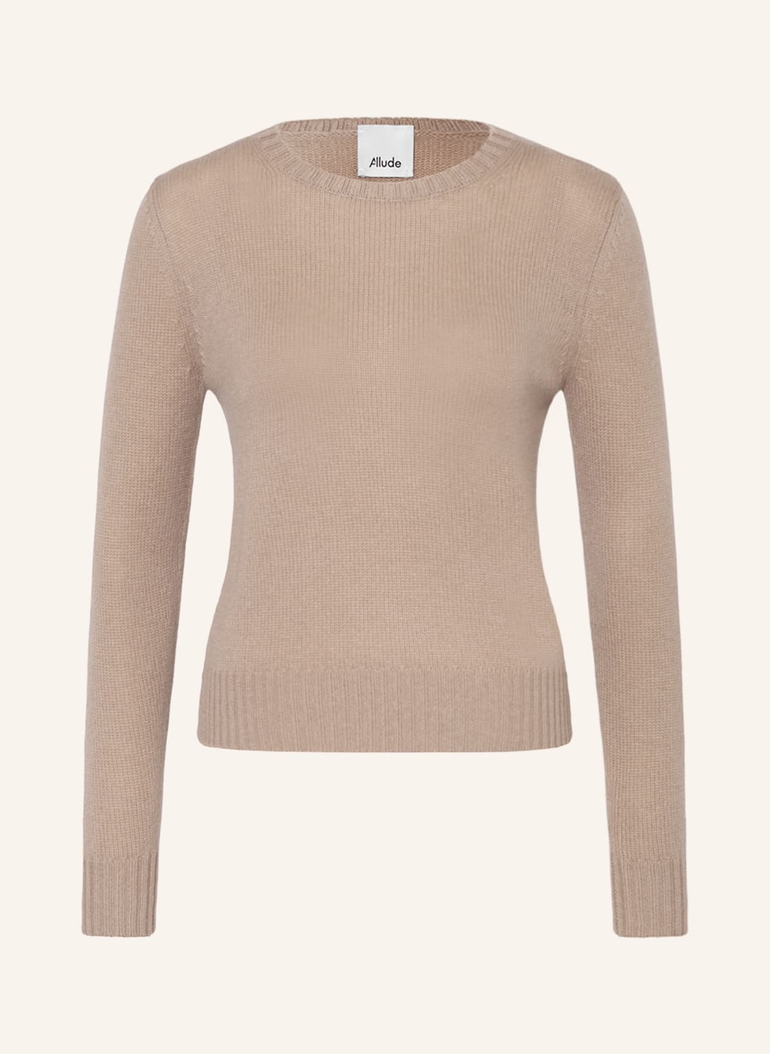 Image of Allude Cashmere-Pullover beige