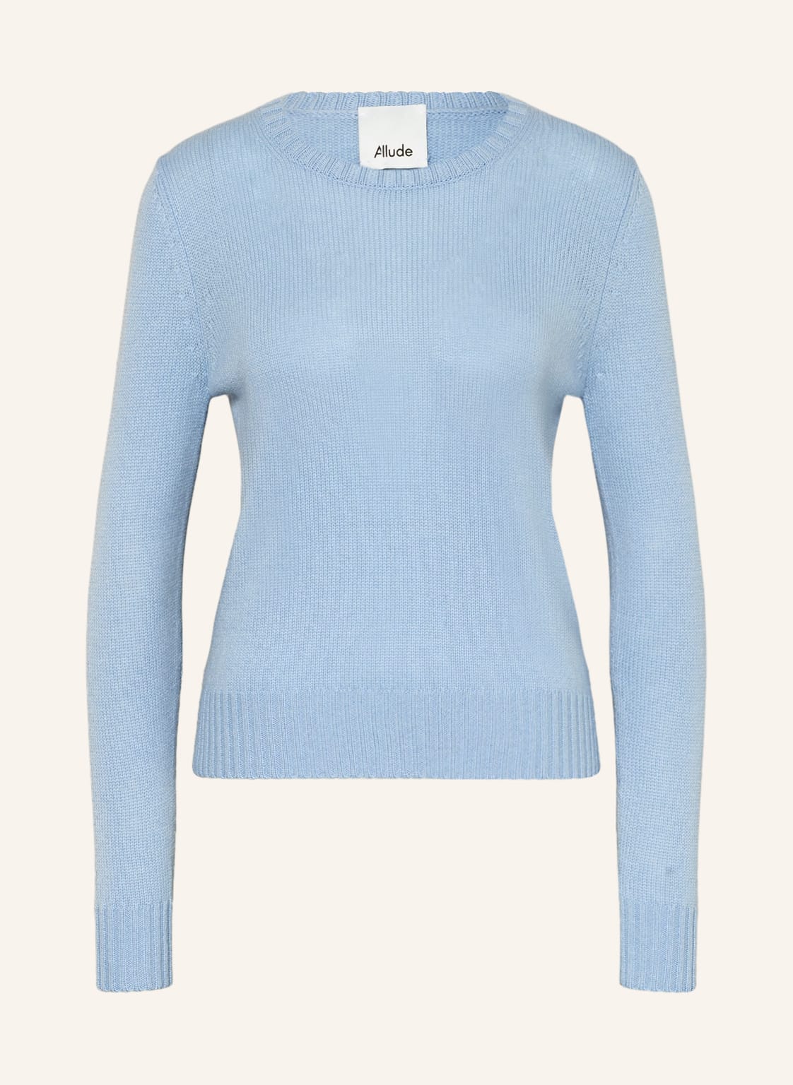 Image of Allude Cashmere-Pullover blau