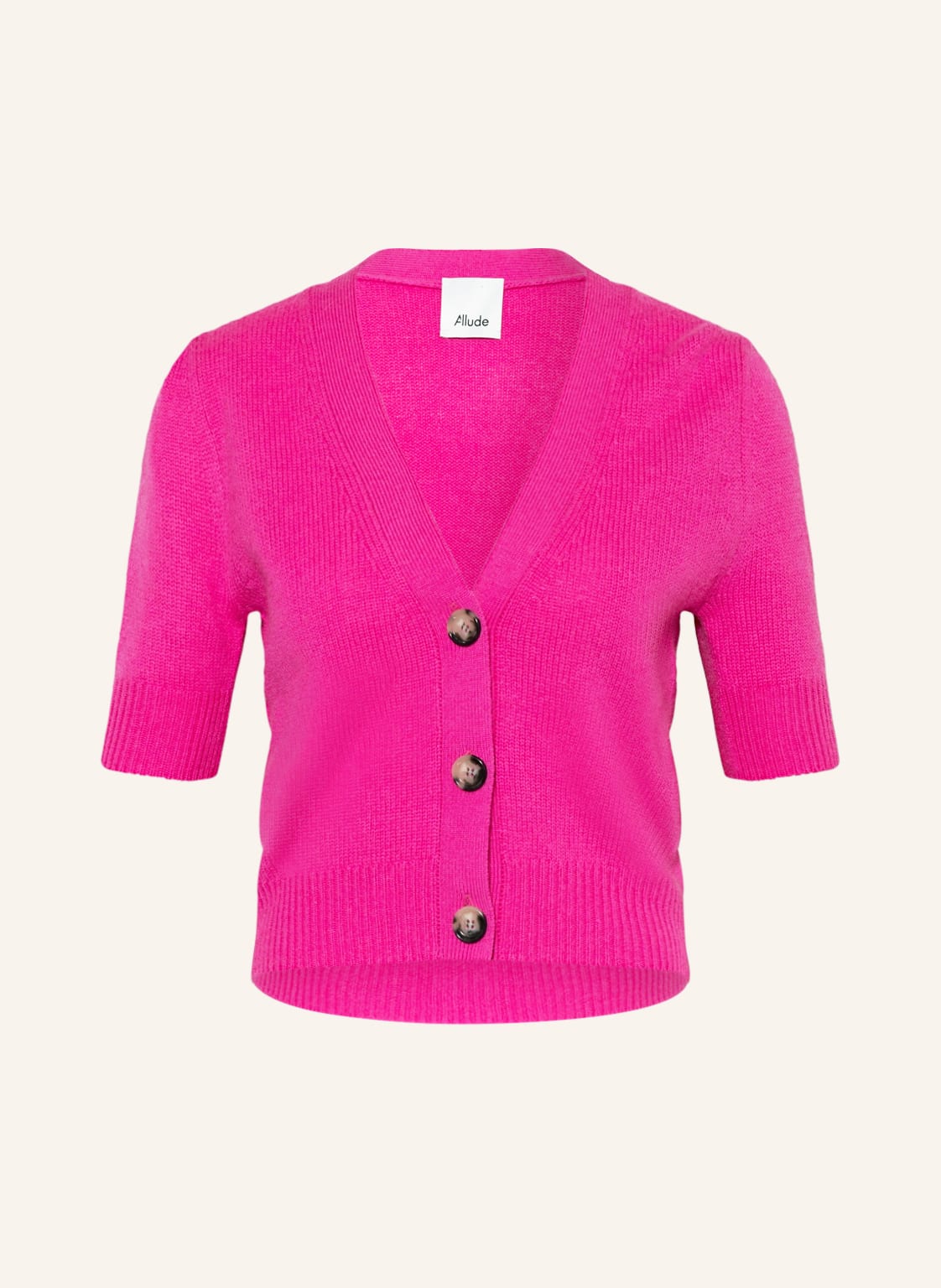 Image of Allude Strickjacke Mit Cashmere pink