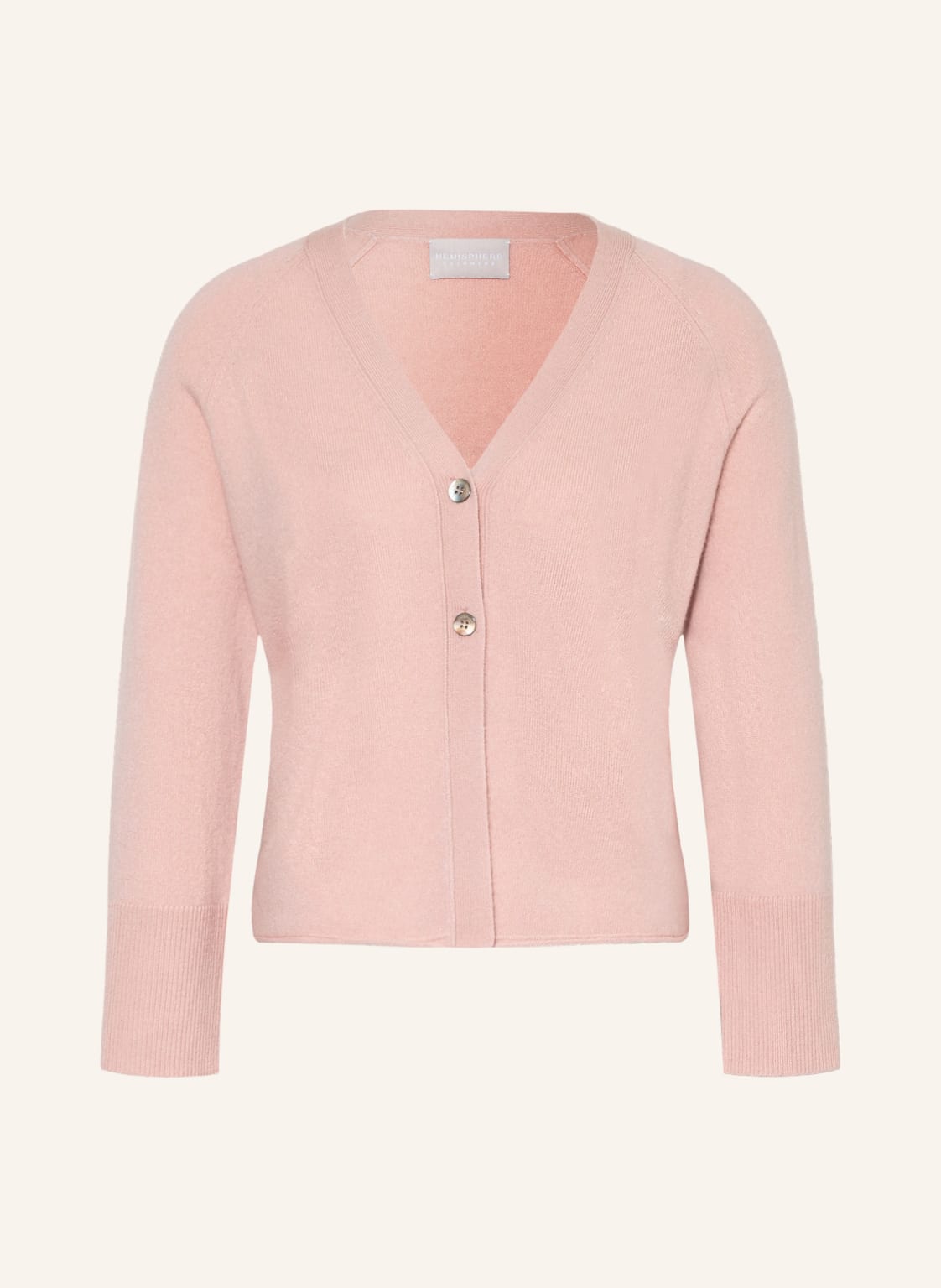 Image of Hemisphere Strickjacke Aus Cashmere rosa