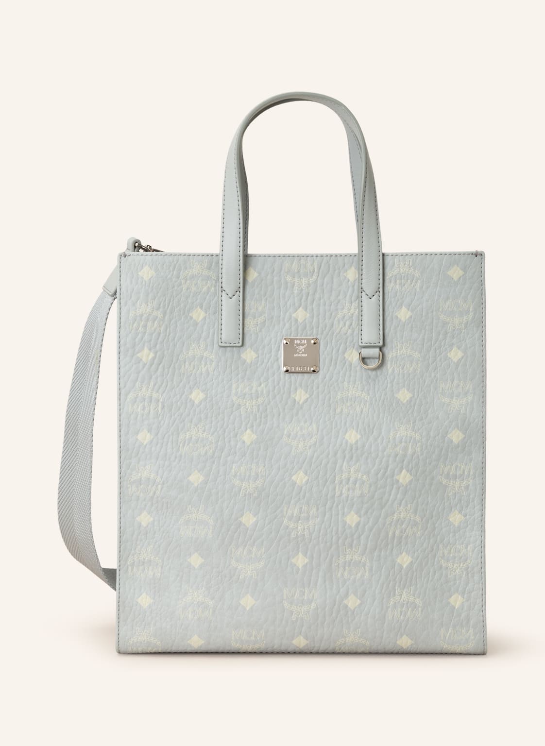 Image of Mcm Schultertasche grau