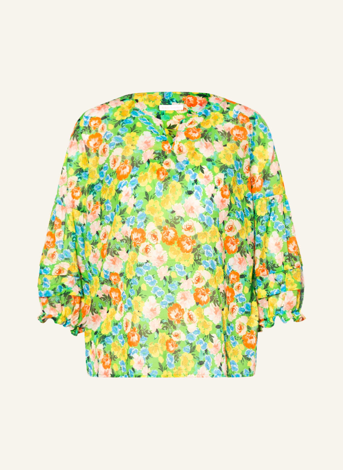 Image of Robert Friedman Blusenshirt Rosy Mit 3/4-Arm gruen