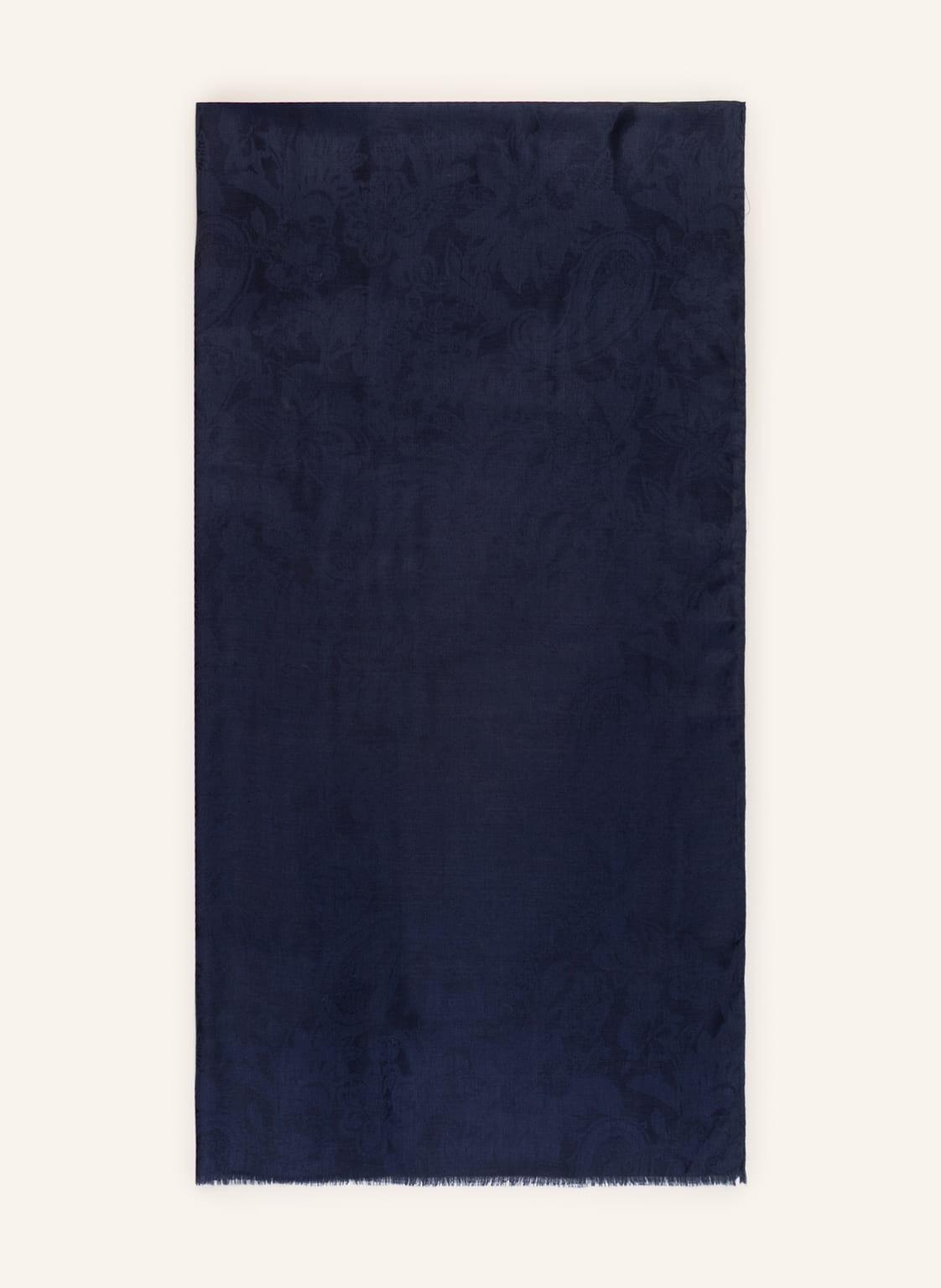 Image of Etro Schal Mit Seide blau