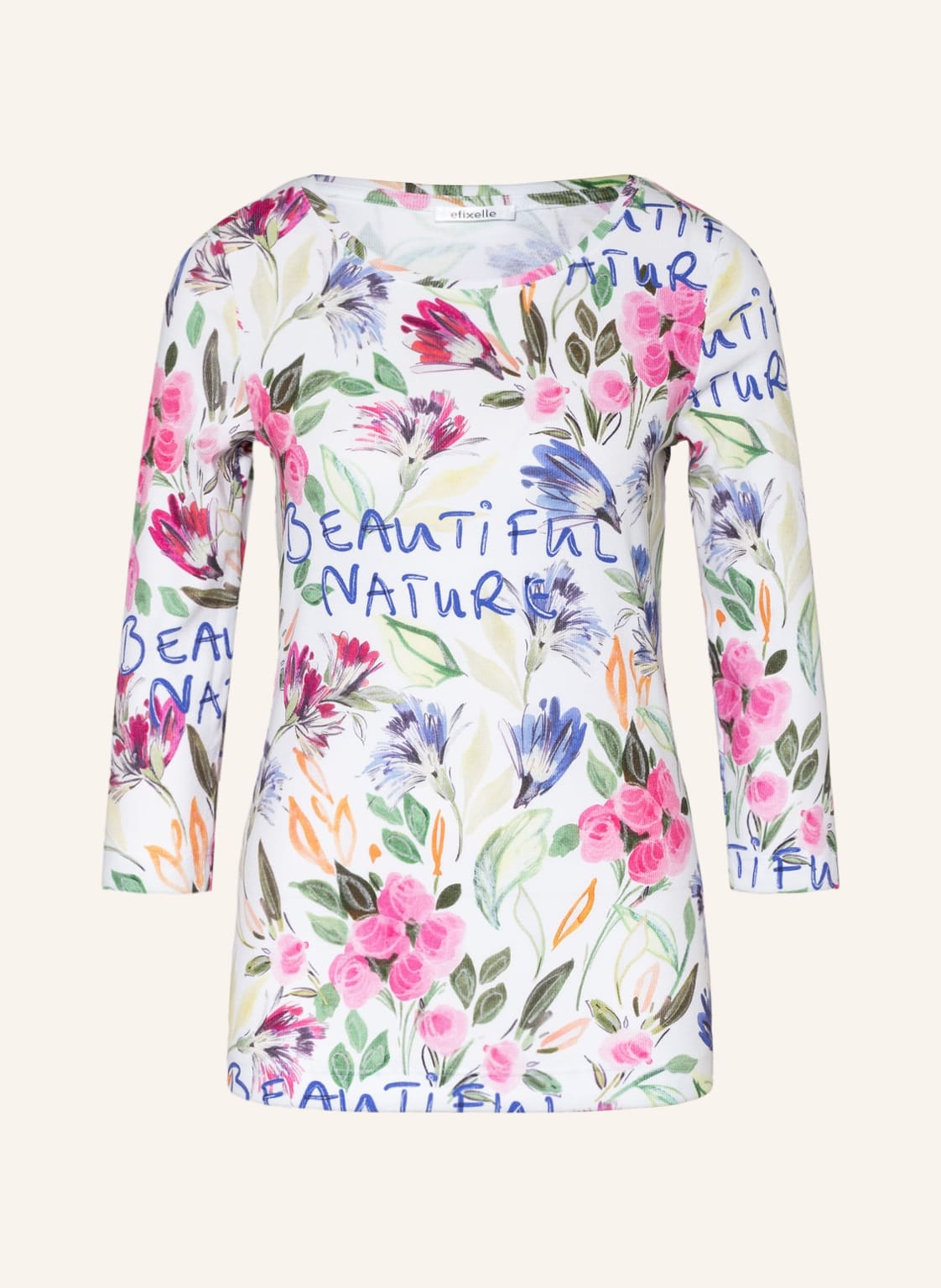 Image of Efixelle Shirt Mit 3/4-Arm pink