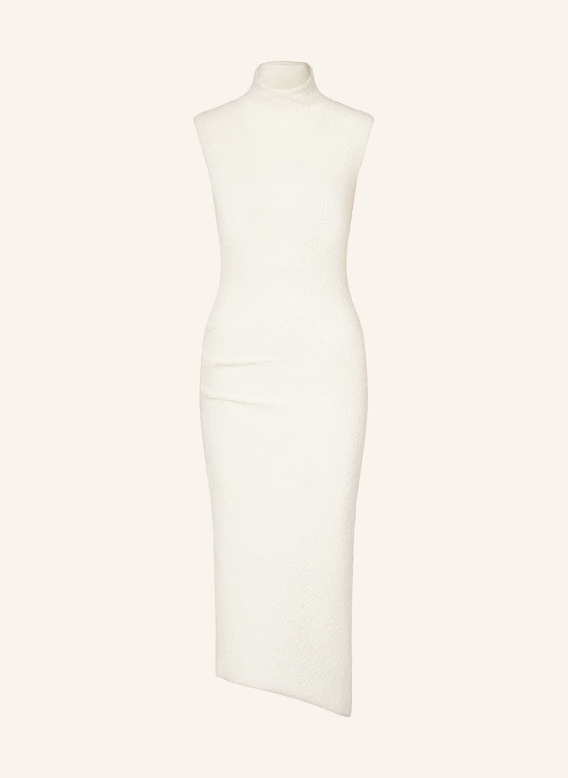 Image of Helmut Lang Teddyfell-Kleid weiss