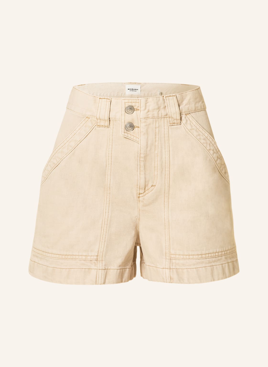 Image of Isabel Marant Étoile Jeansshorts Sintio weiss