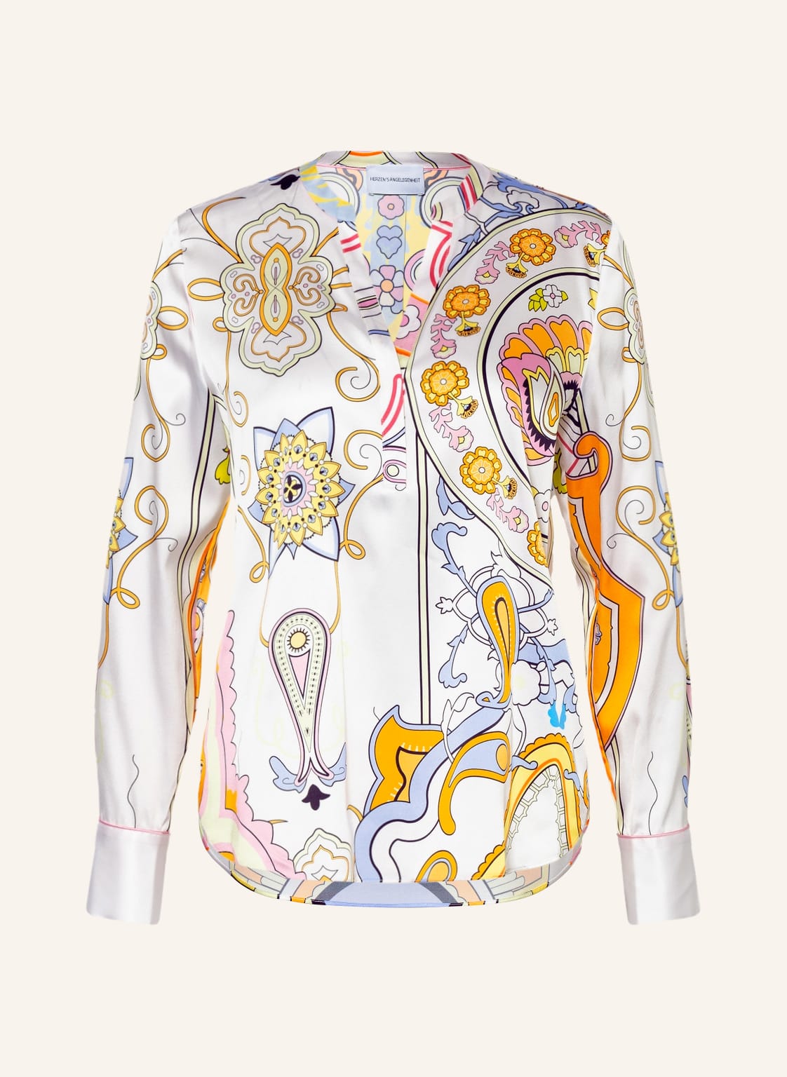 Image of Herzen's Angelegenheit Seidentunika weiss