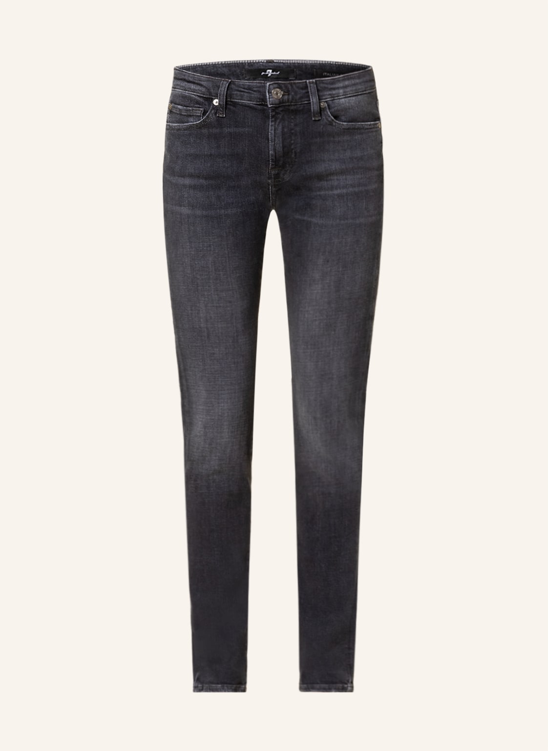 Image of 7 For All Mankind Skinny Jeans Pyper schwarz