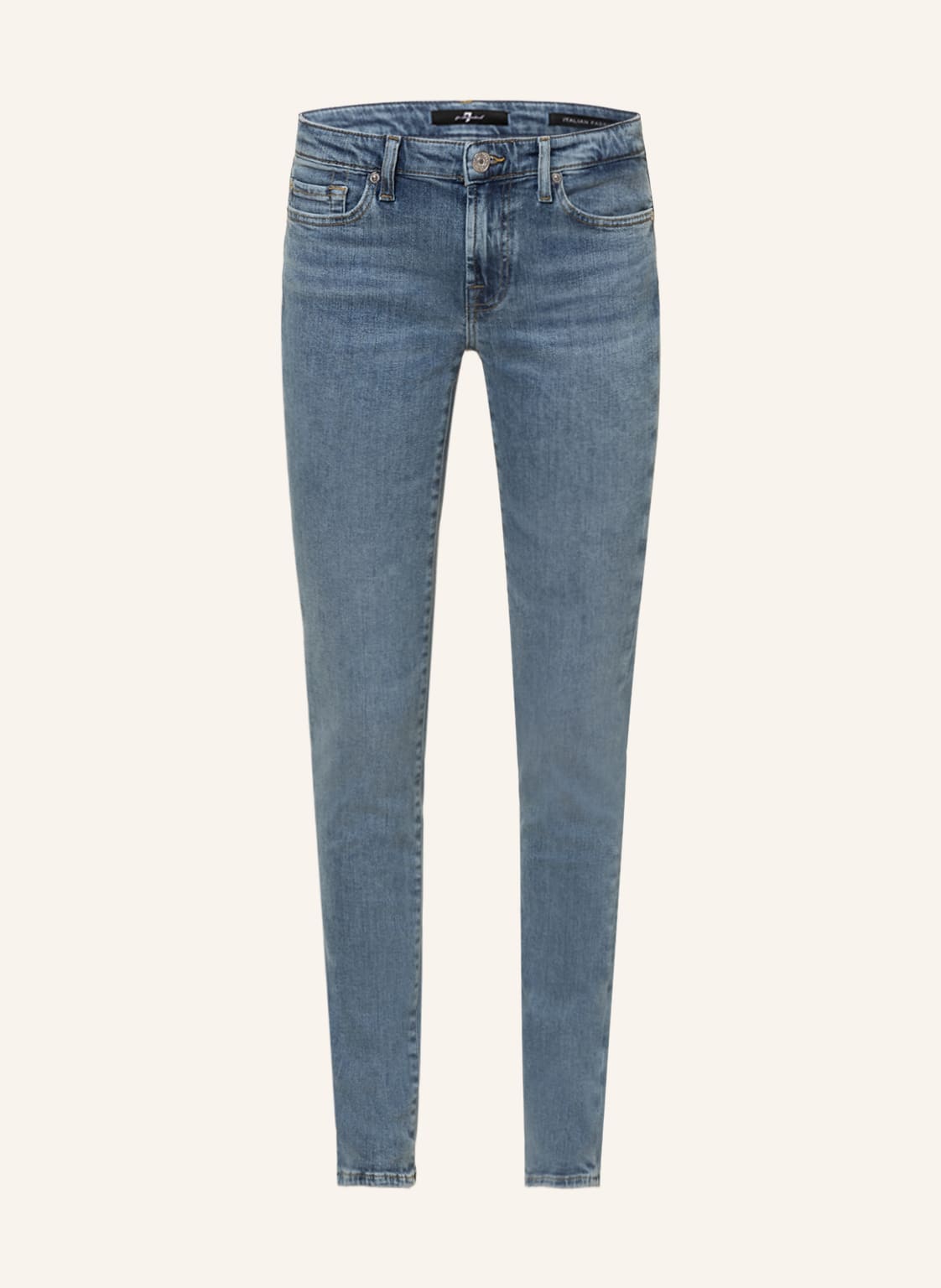 Image of 7 For All Mankind Skinny Jeans Pyper blau