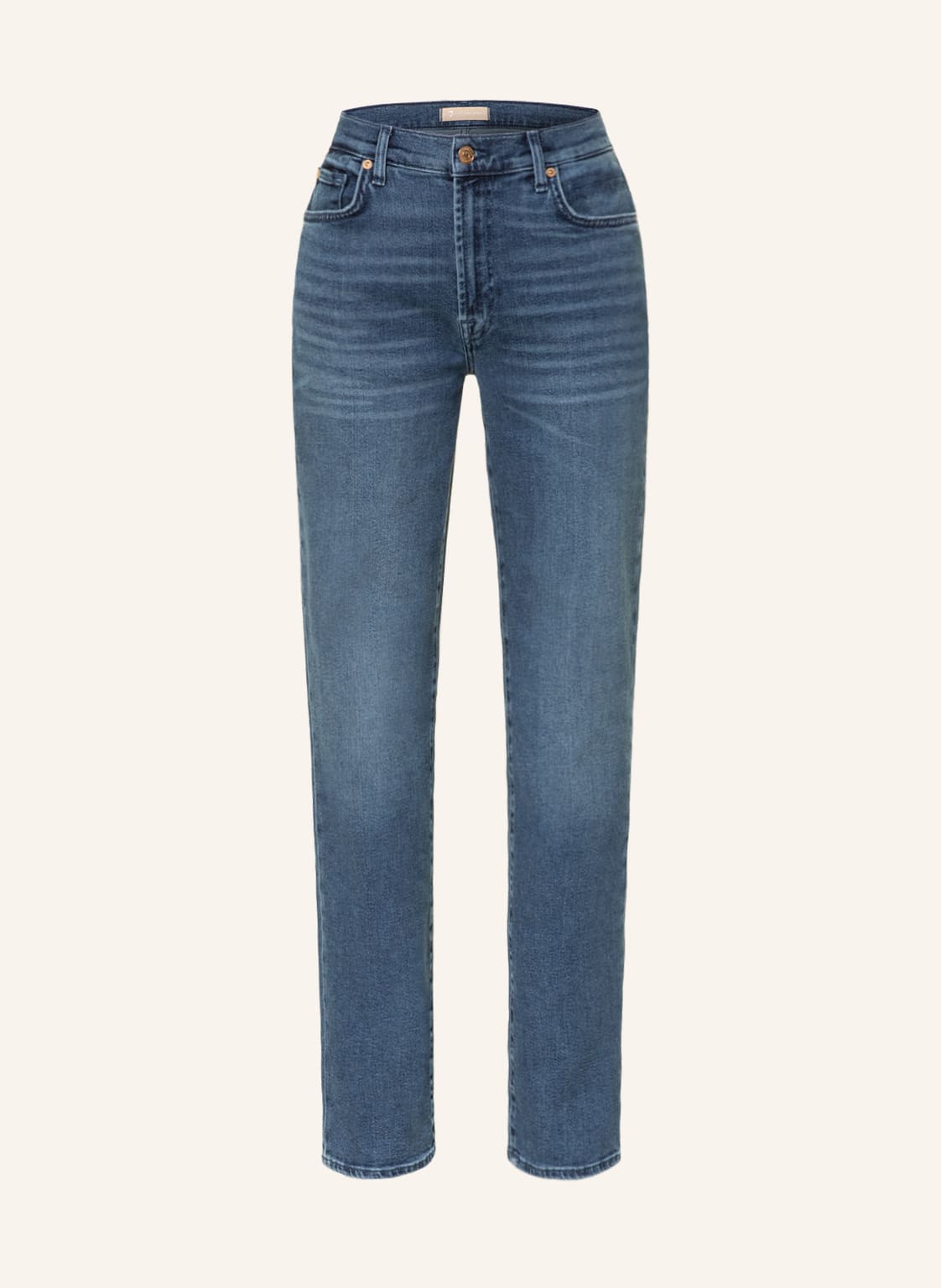 Image of 7 For All Mankind Straight Jeans Ellie blau