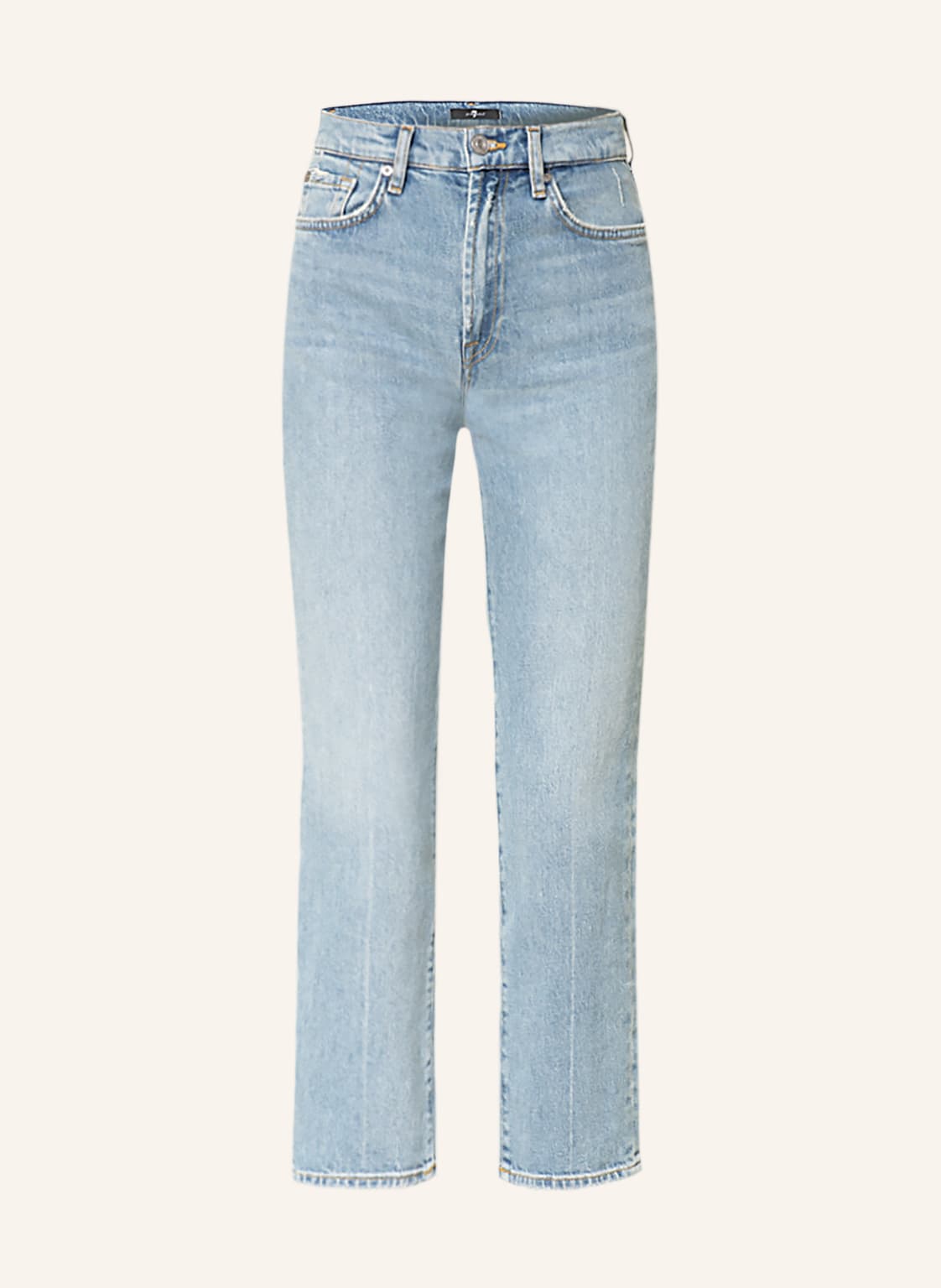 Image of 7 For All Mankind Straight Jeans Tess blau