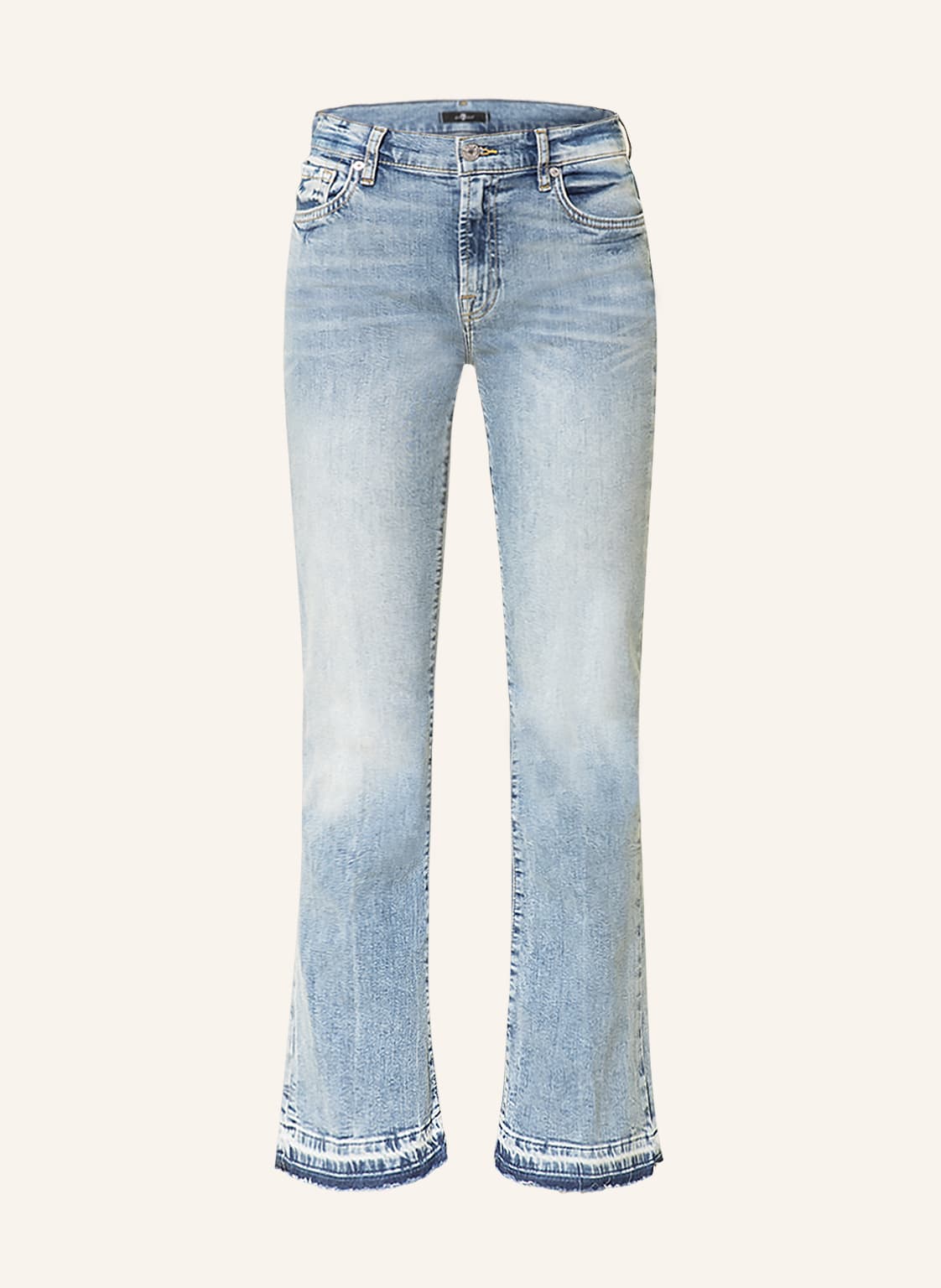 Image of 7 For All Mankind Bootcut Jeans blau