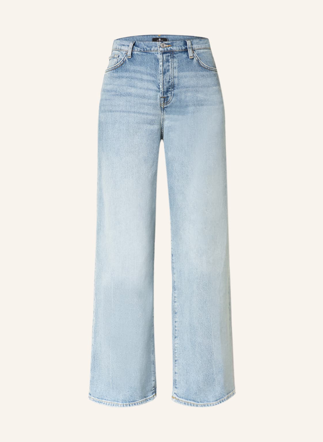 Image of 7 For All Mankind Jeans-Culotte Zoey blau
