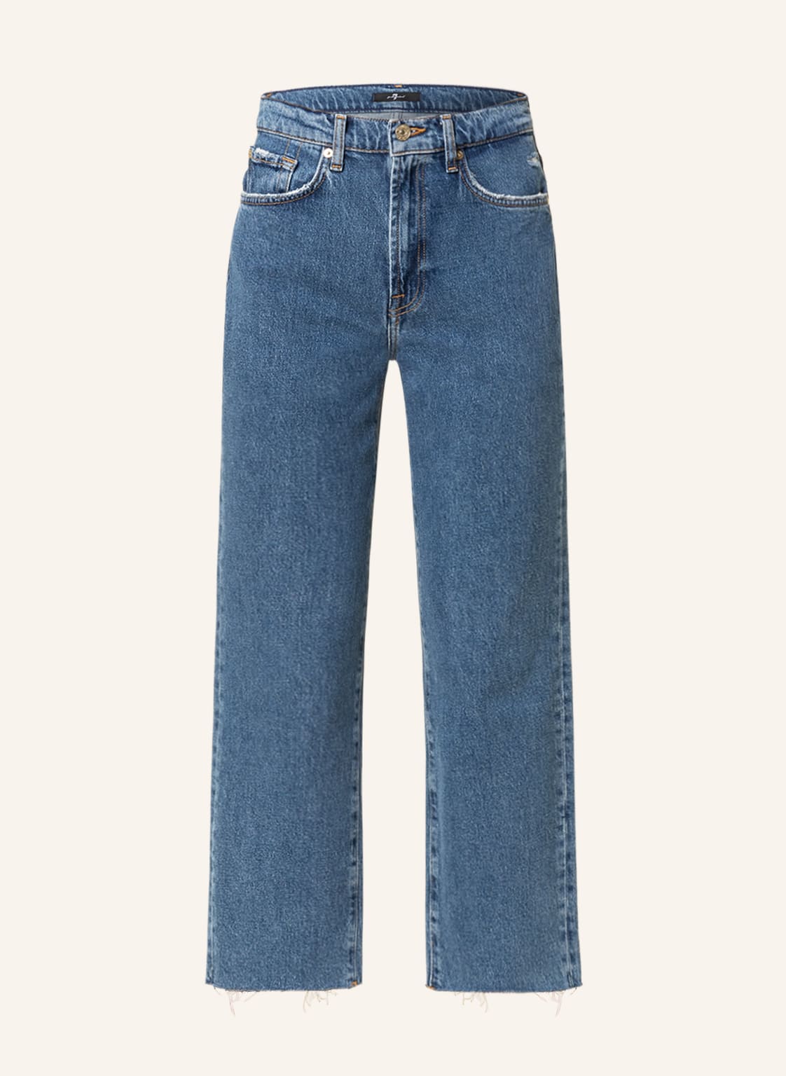 Image of 7 For All Mankind Straight Jeans Logan Stovepipe blau