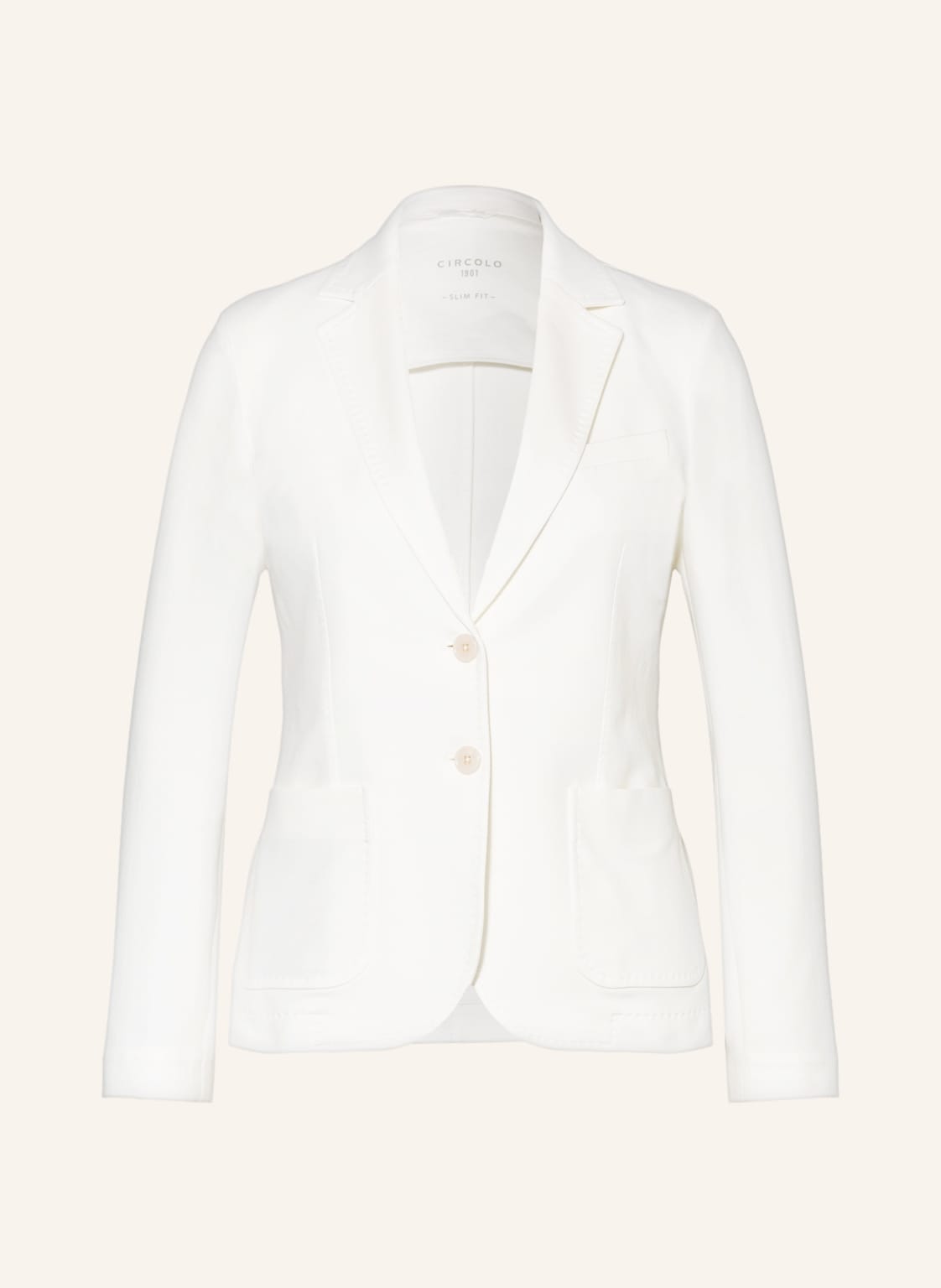 Image of Circolo 1901 Jerseyblazer weiss