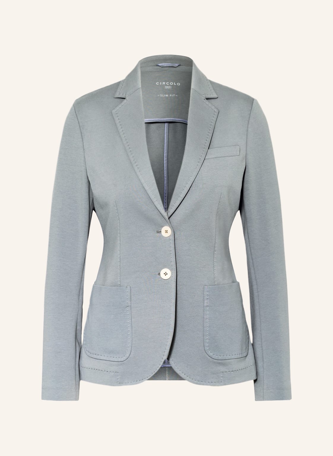 Image of Circolo 1901 Jerseyblazer grau