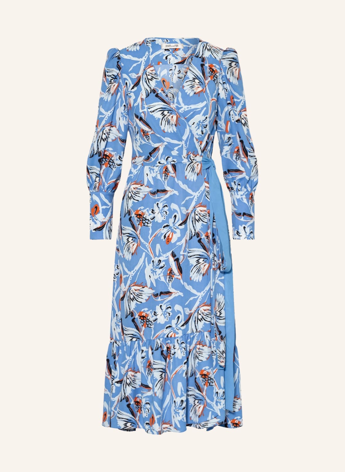 Image of Diane Von Furstenberg Wickelkleid Blade blau