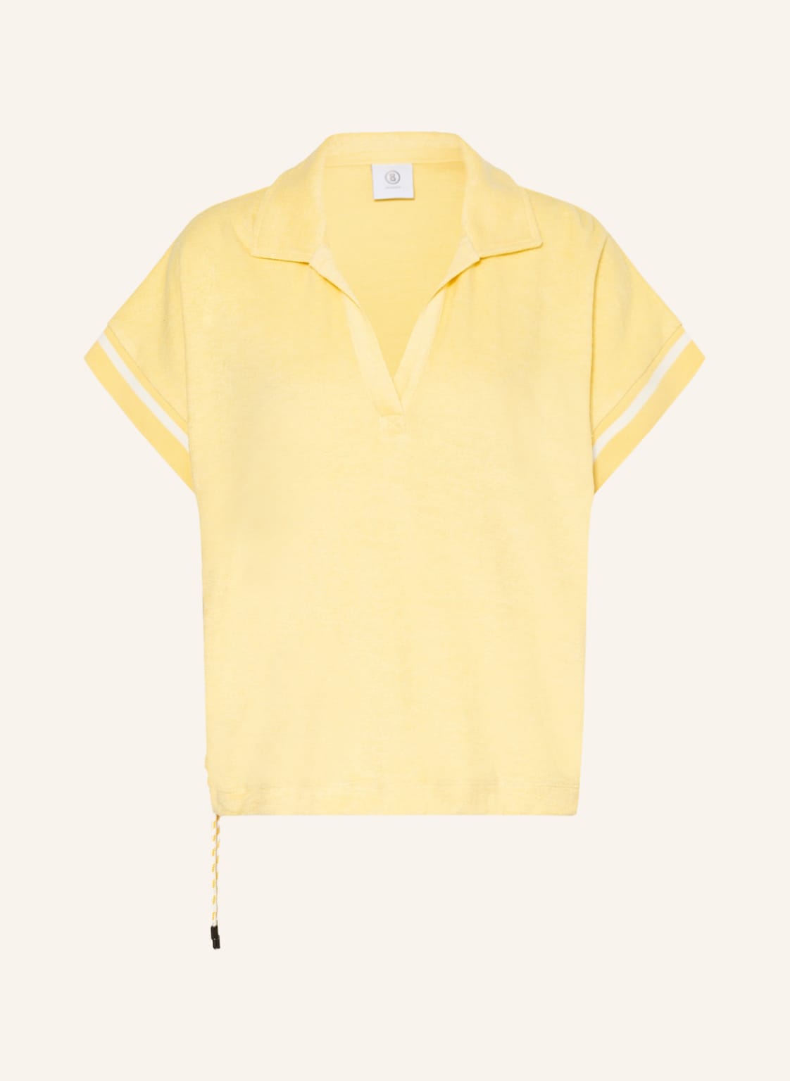 Image of Bogner Frottee-Poloshirt Delilah gelb