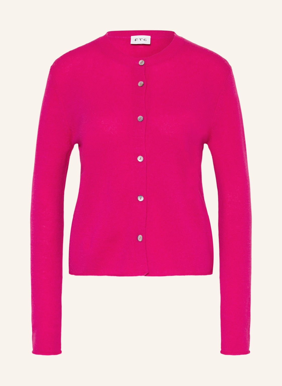 Image of Ftc Cashmere Strickjacke Aus Cashmere pink