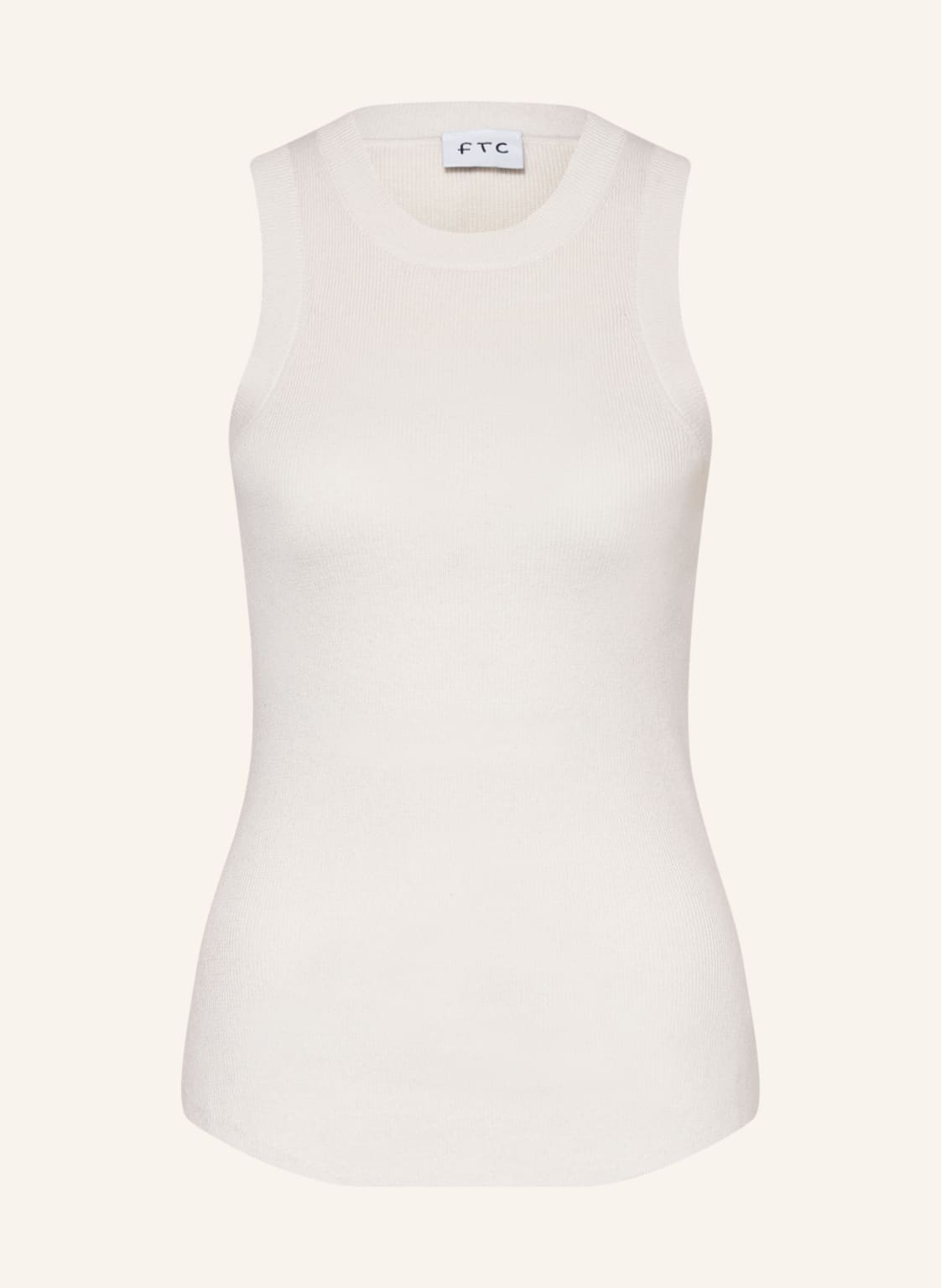 Image of Ftc Cashmere Stricktop weiss