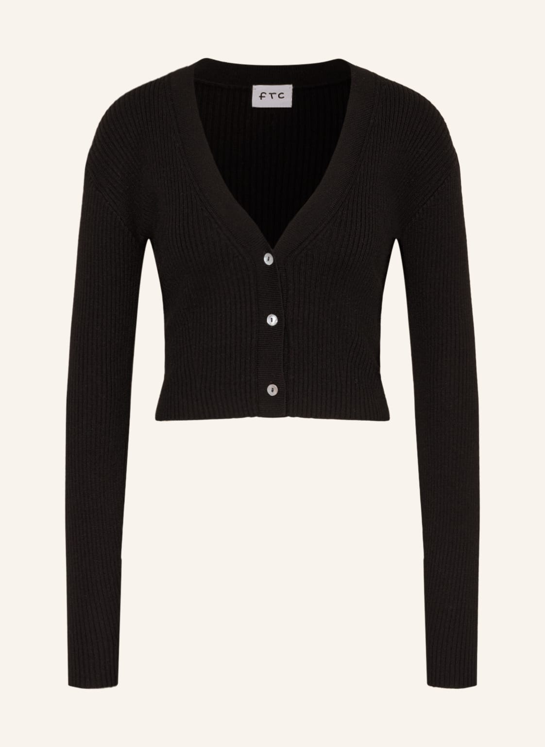 Image of Ftc Cashmere Strickjacke Mit Cashmere schwarz