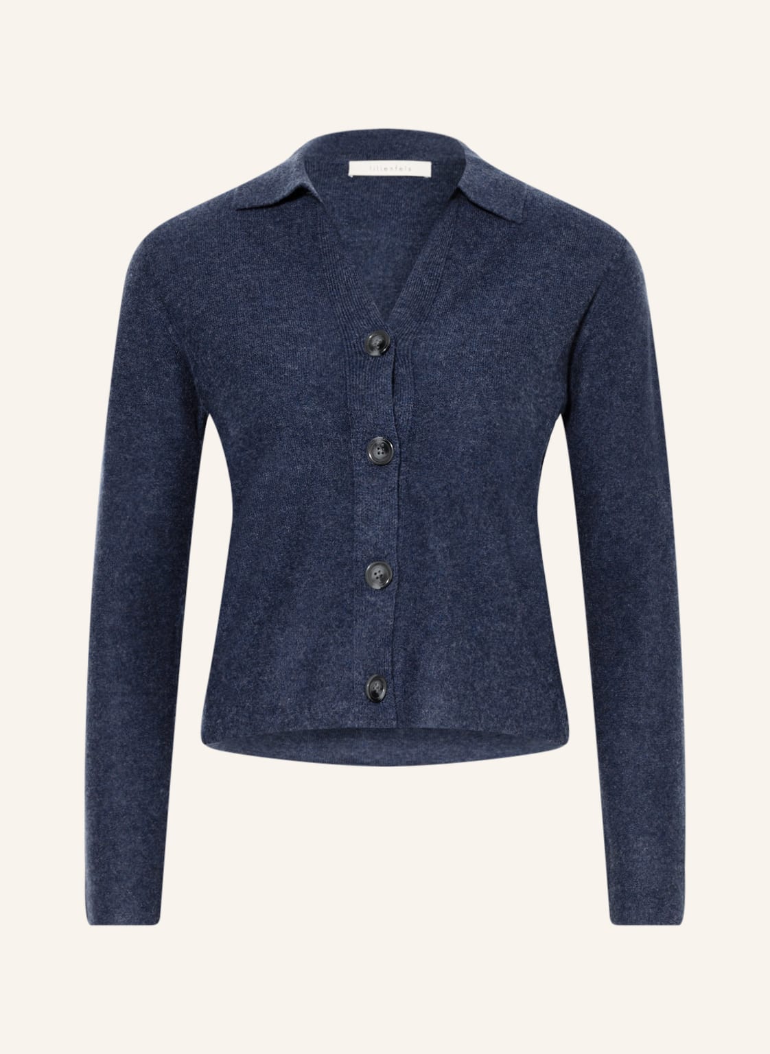 Image of Lilienfels Strickjacke Mit Cashmere blau