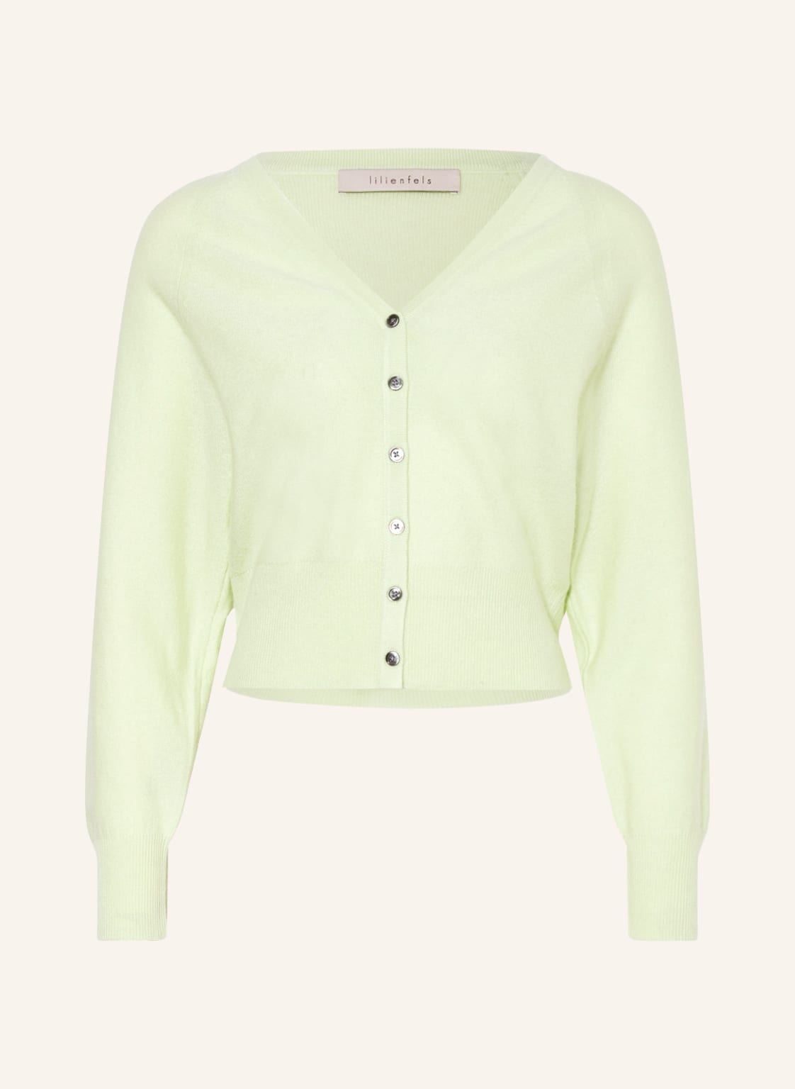 Image of Lilienfels Strickjacke Aus Cashmere gruen