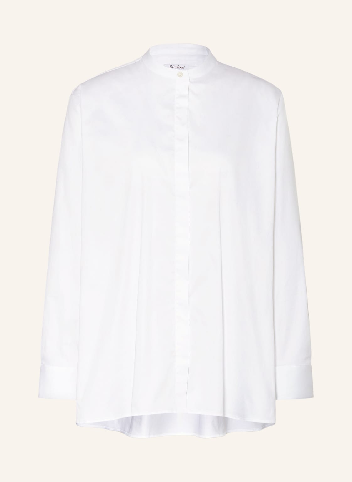 Image of Soluzione Oversized-Bluse weiss