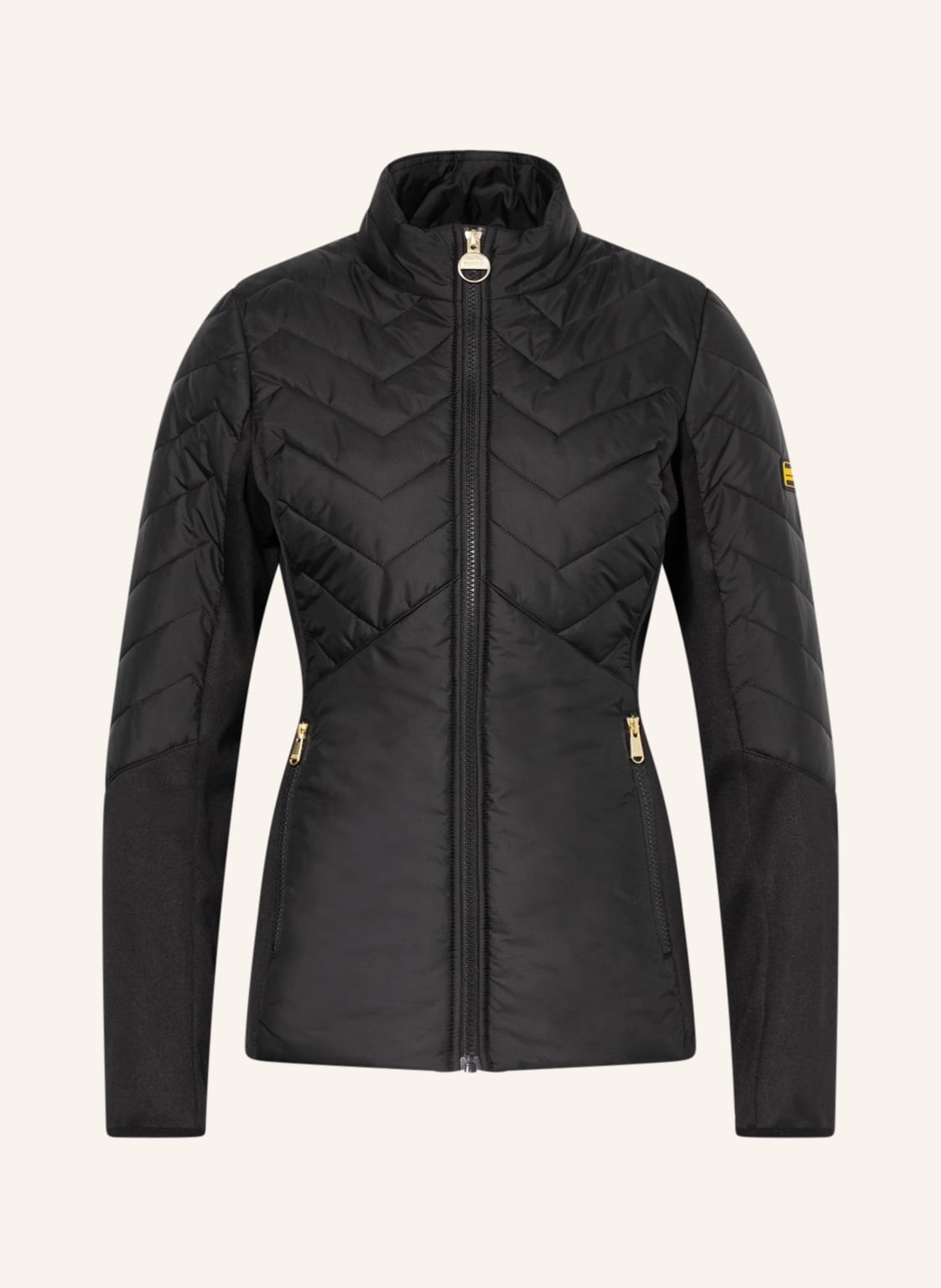 Image of Barbour International Steppjacke Grainger Im Materialmix schwarz