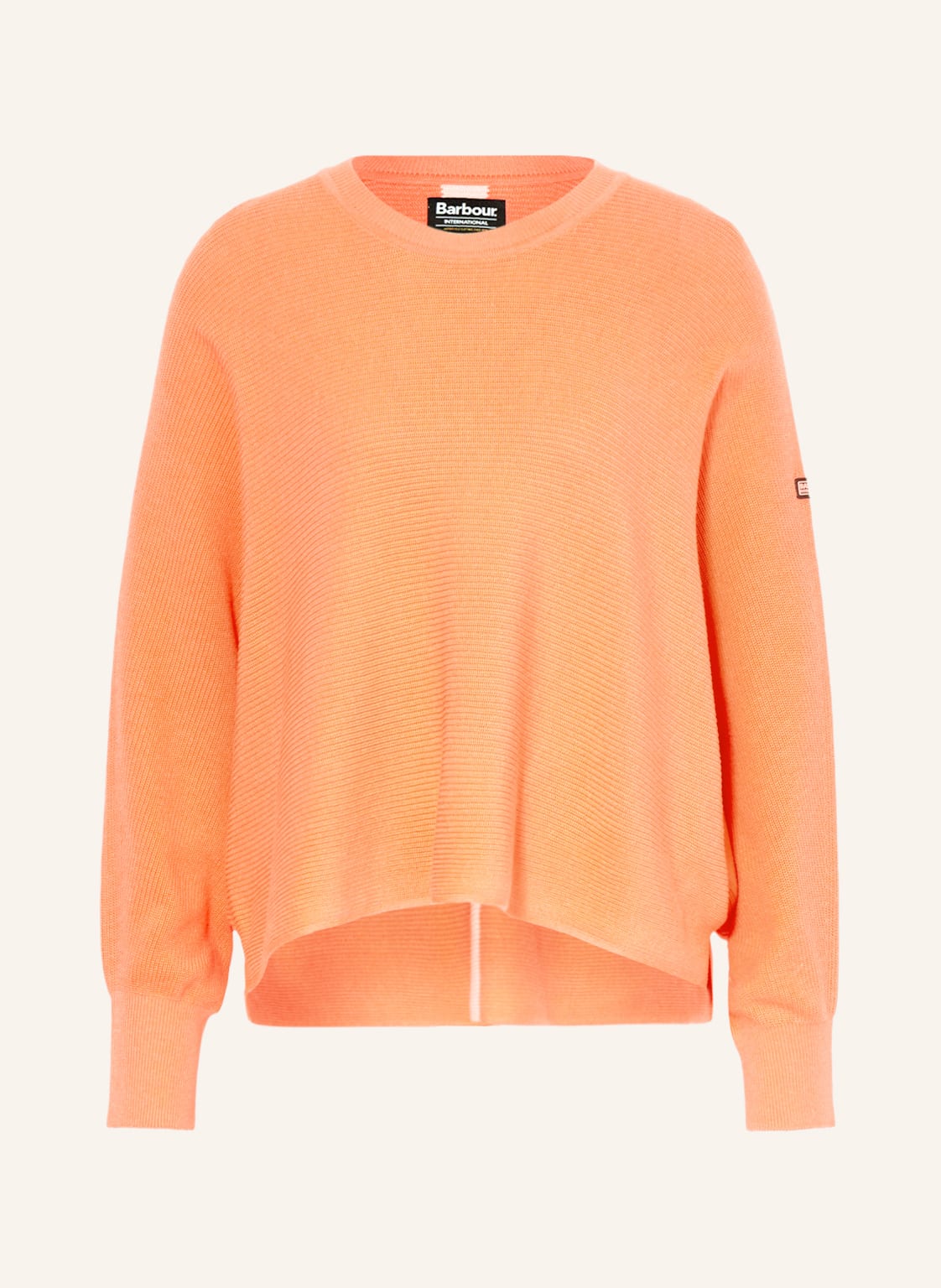 Image of Barbour International Pullover Sanderson orange