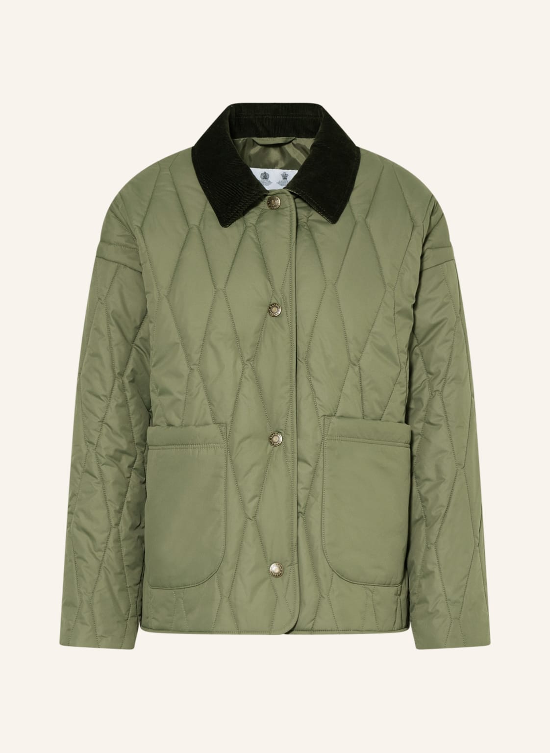 Image of Barbour Steppjacke Delphinium gruen