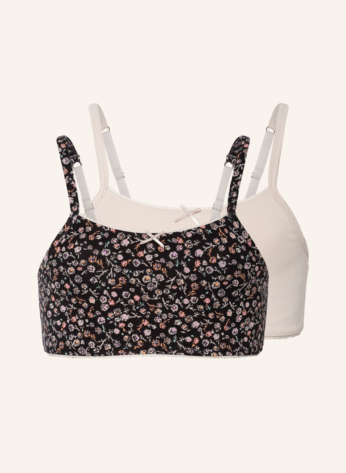 Image of Sanetta 2er-Pack Bustiers schwarz