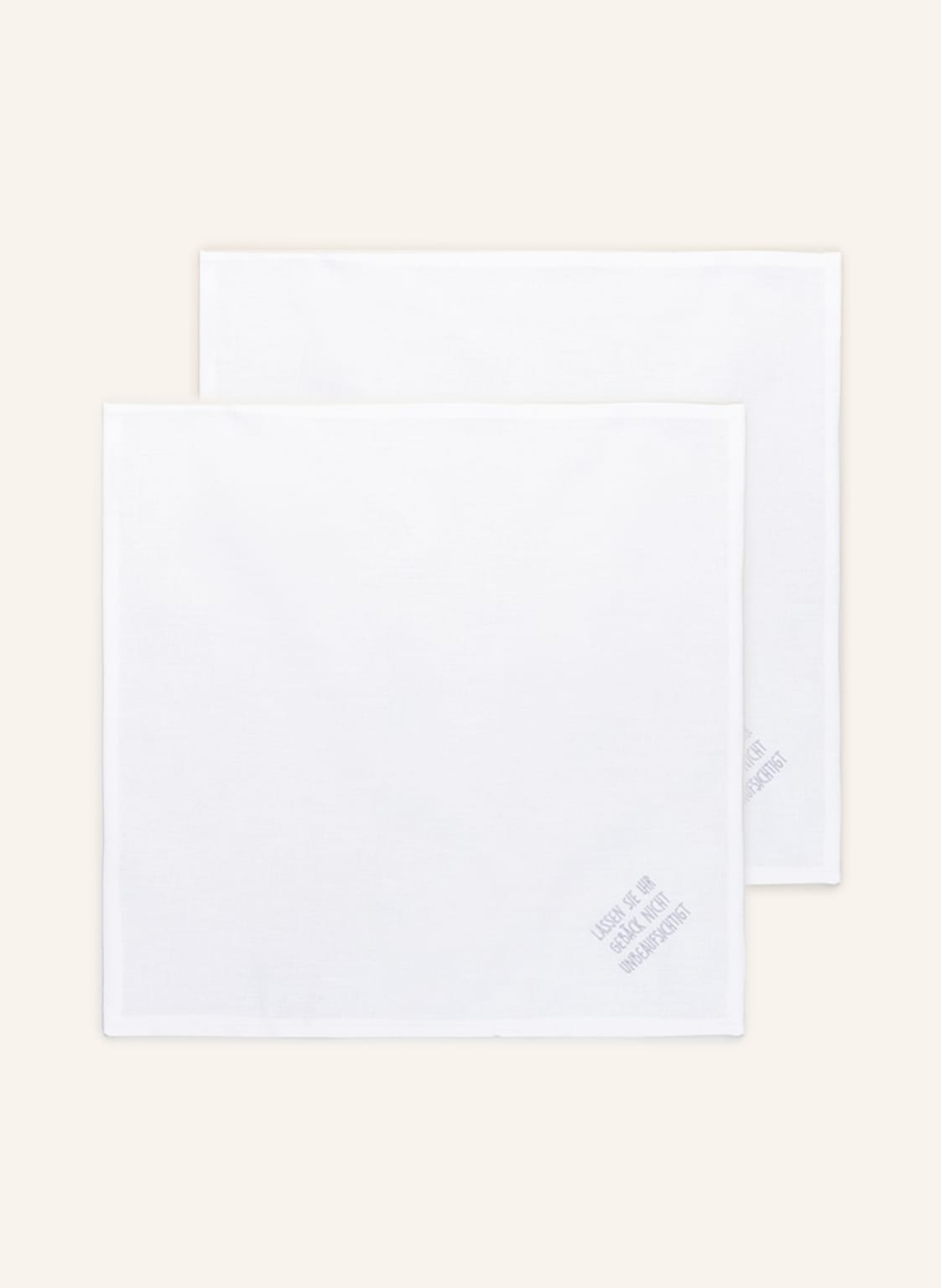 Image of Mynapkin 2er-Set Stoffservietten Mit Leinen grau