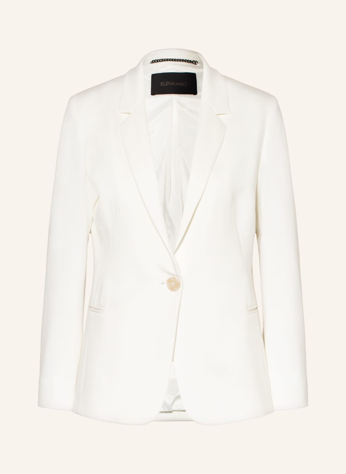 Image of Elena Miro Jerseyblazer Milano weiss