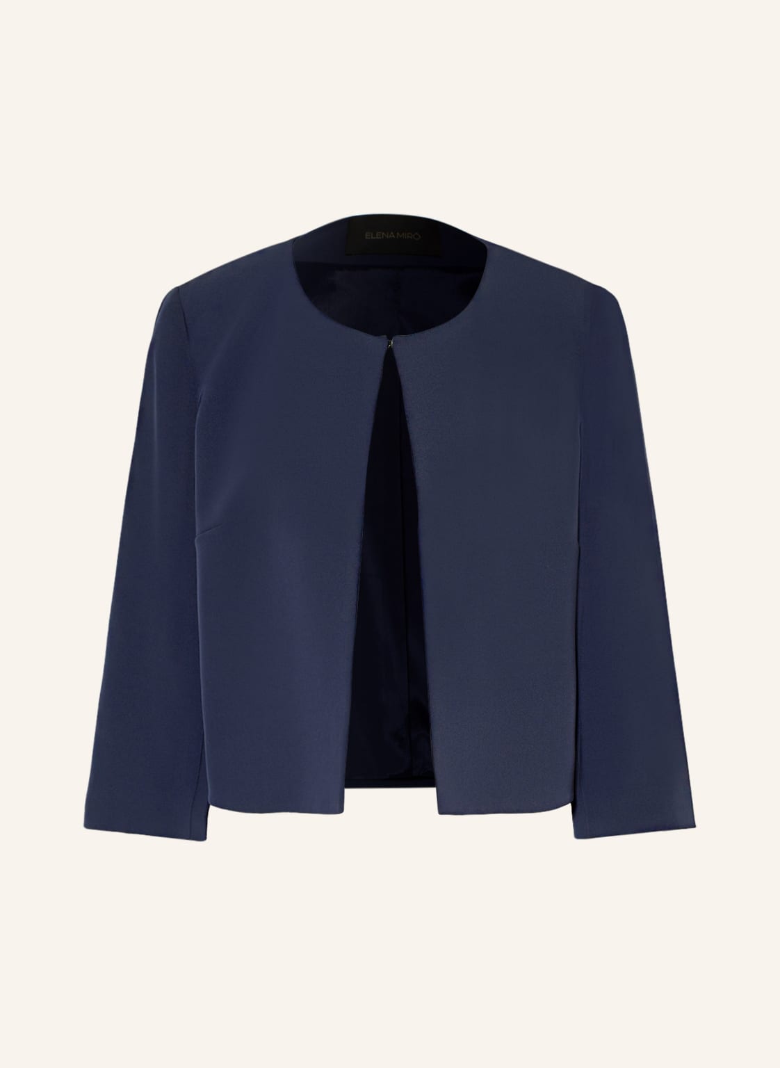 Image of Elena Miro Kastenjacke Mit 3/4-Arm blau