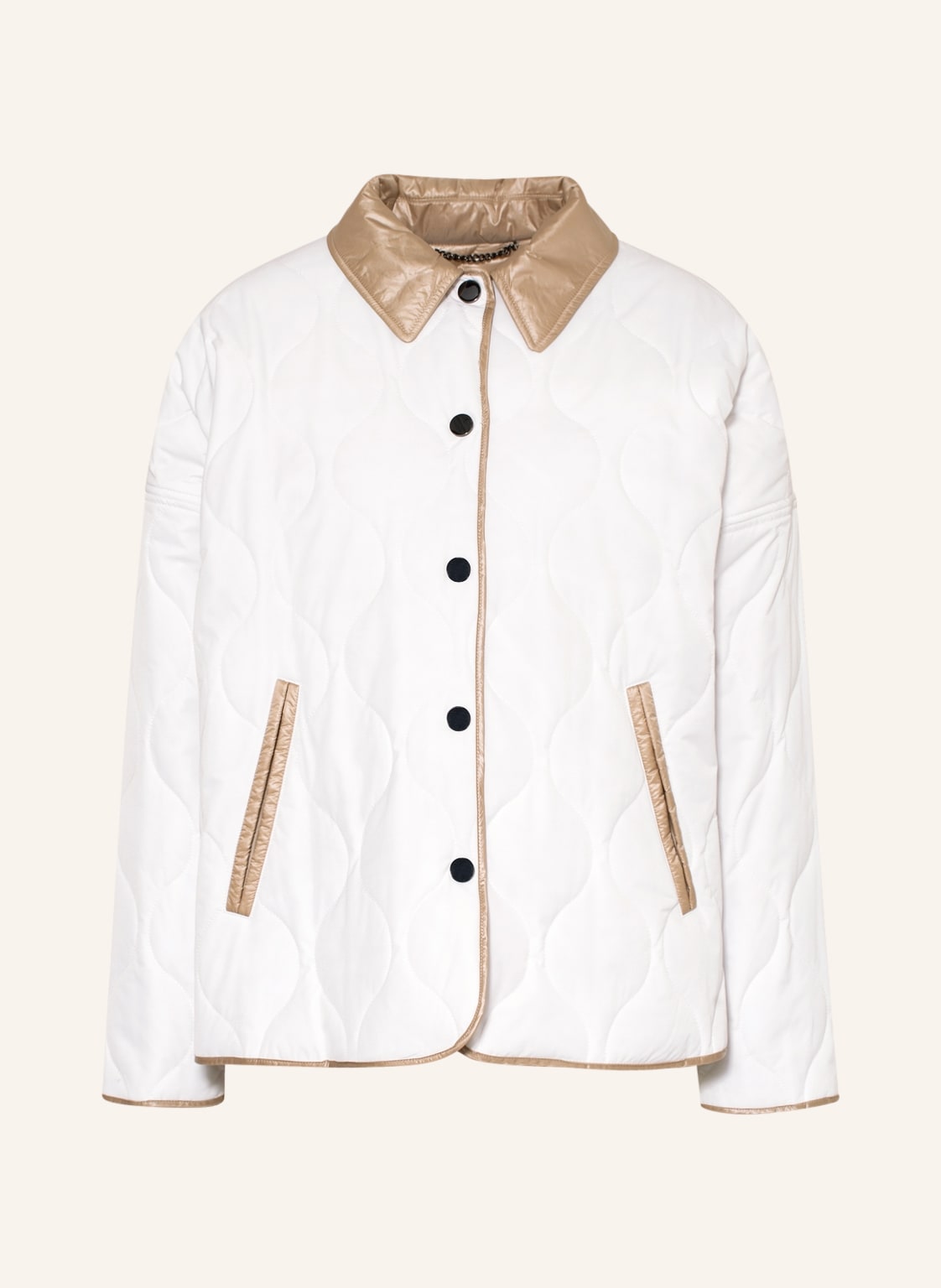 Image of Elena Miro Oversized-Steppjacke Zum Wenden weiss