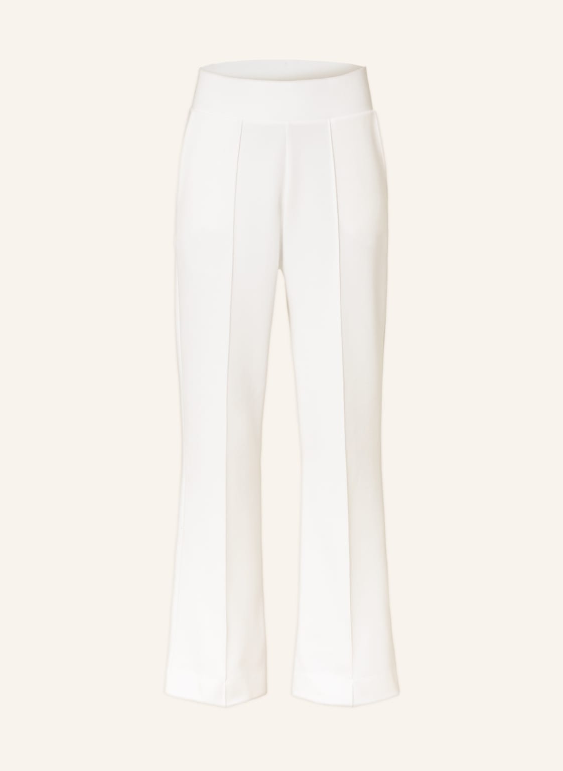 Image of Darling Harbour Marlenehose Aus Jersey weiss