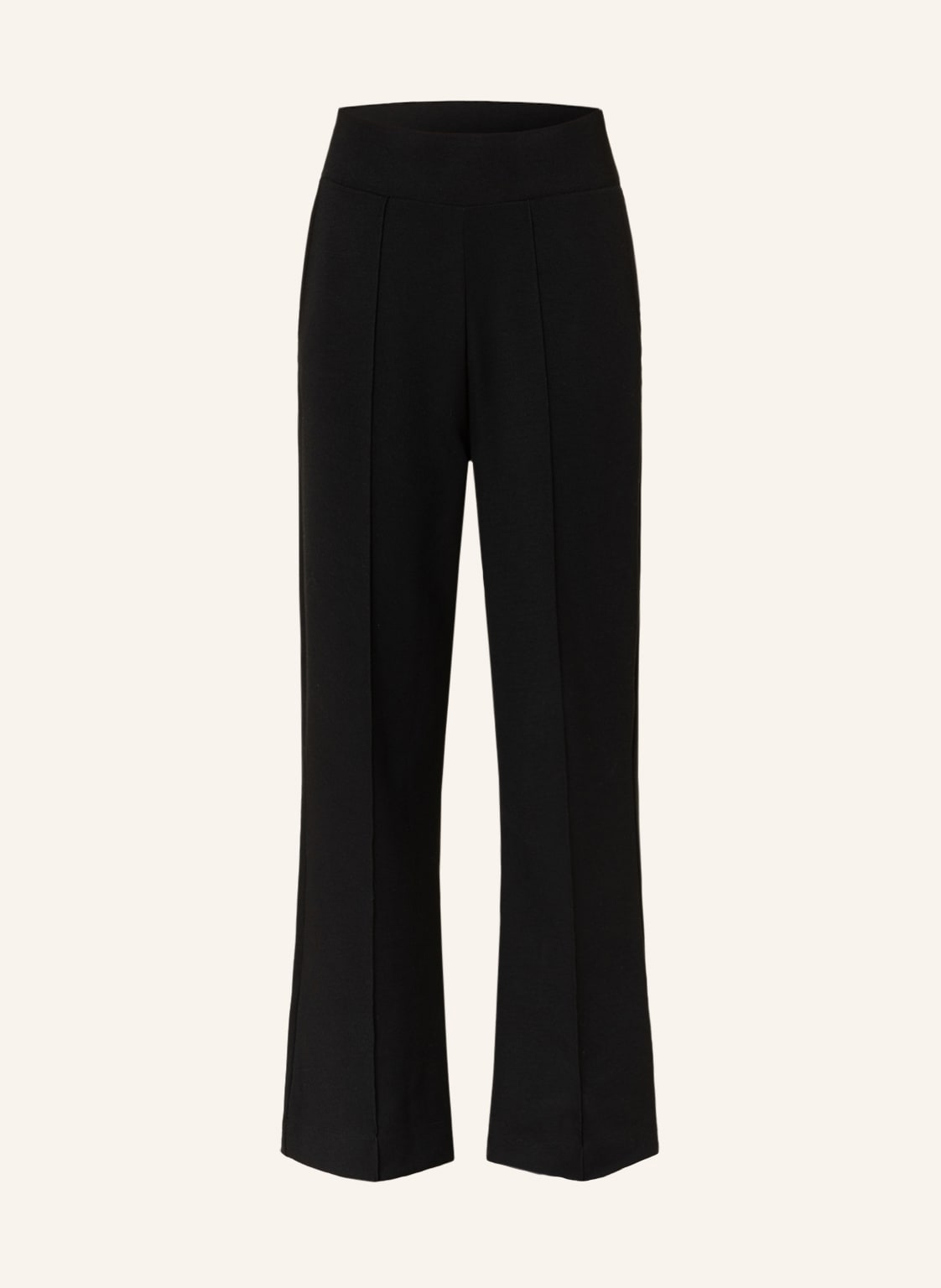 Image of Darling Harbour Marlenehose Aus Jersey schwarz