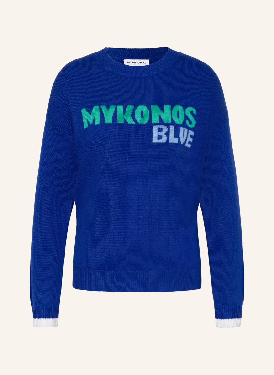 Image of Catrin Schanz Cashmere-Pullover Mykonos blau