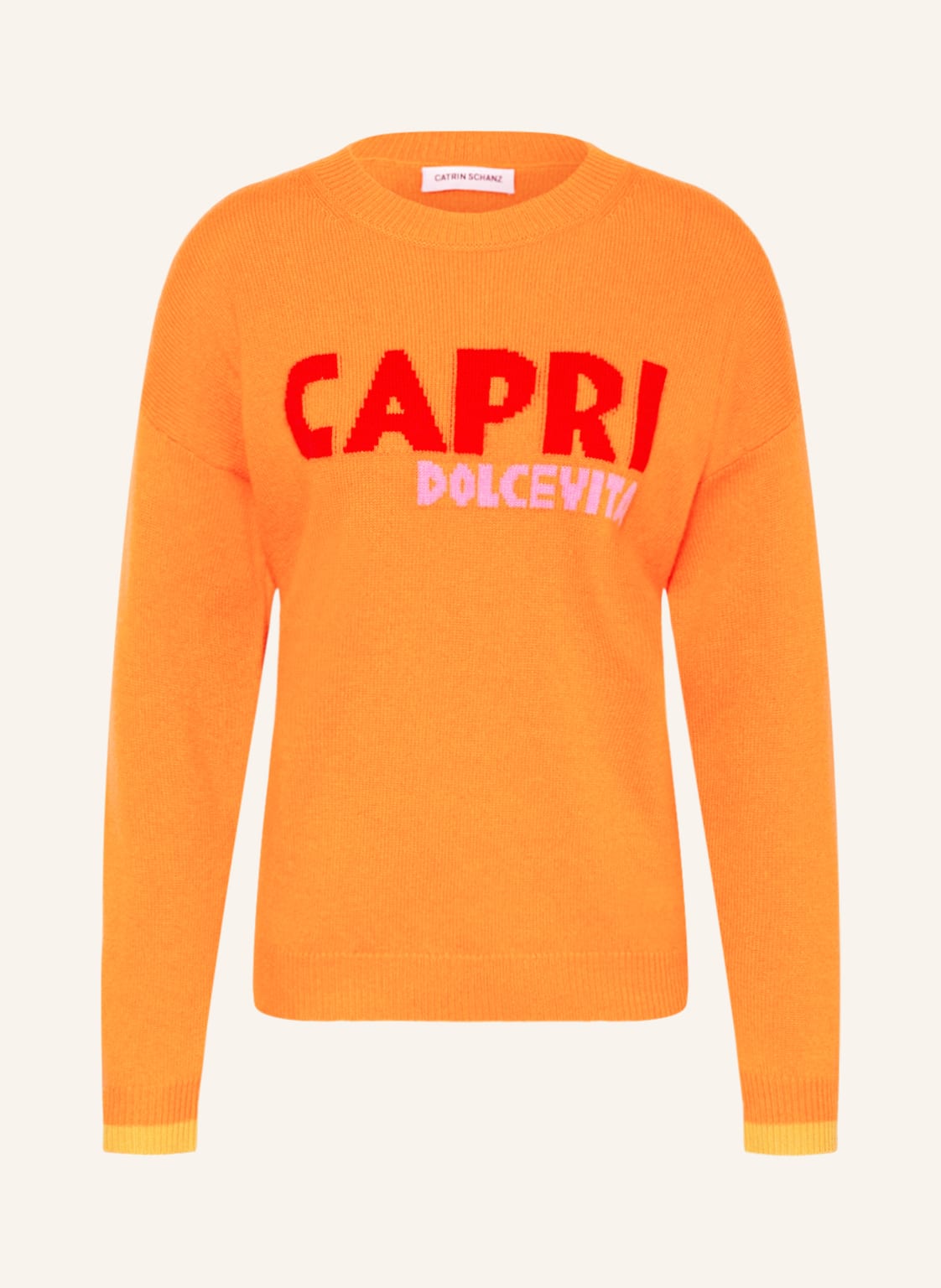 Image of Catrin Schanz Cashmere-Pullover Capri orange