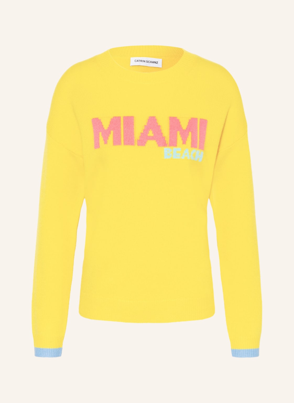 Image of Catrin Schanz Cashmere-Pullover Miami gelb