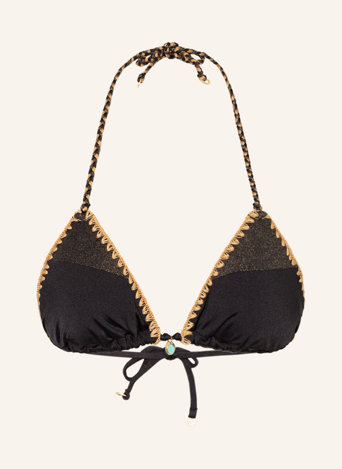 Image of Banana Moon Couture Triangel-Bikini-Top Nazca Bosco schwarz