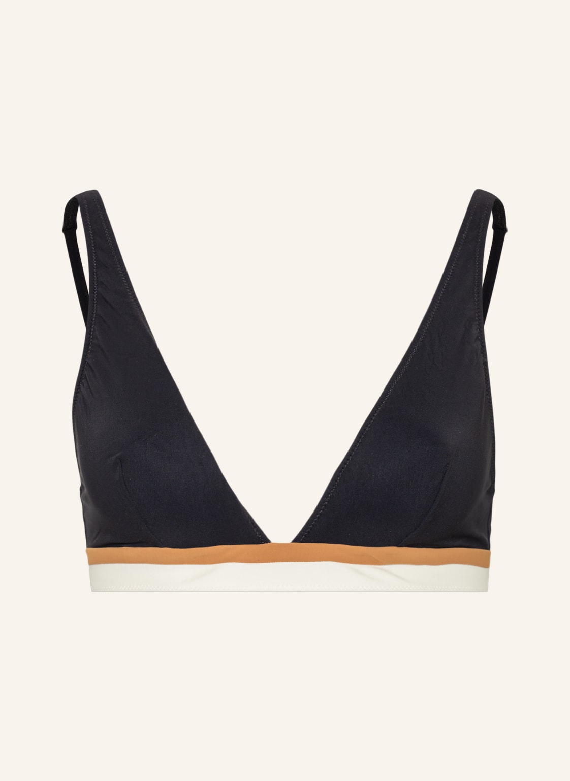 Image of Banana Moon Bralette-Bikini-Top Montectio Dino schwarz