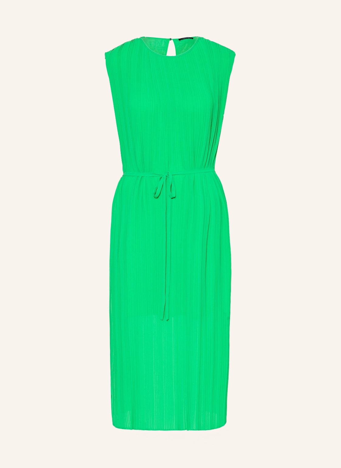 Image of Comma Plisseekleid gruen