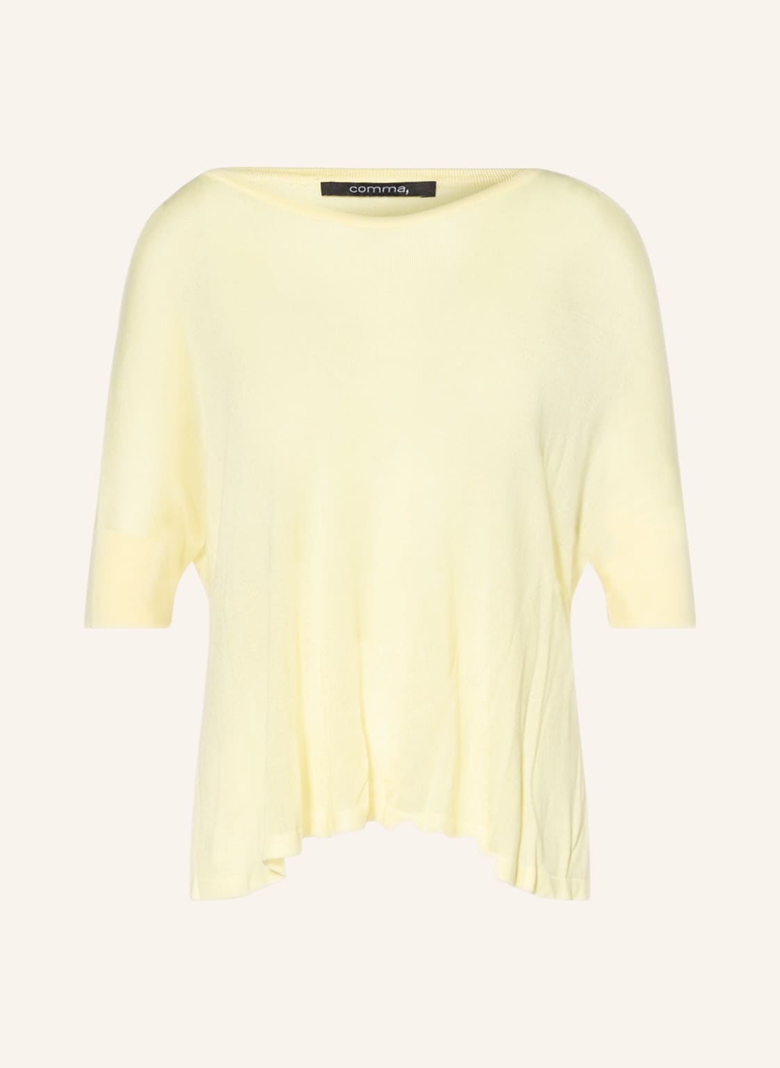 Image of Comma Strickshirt gelb